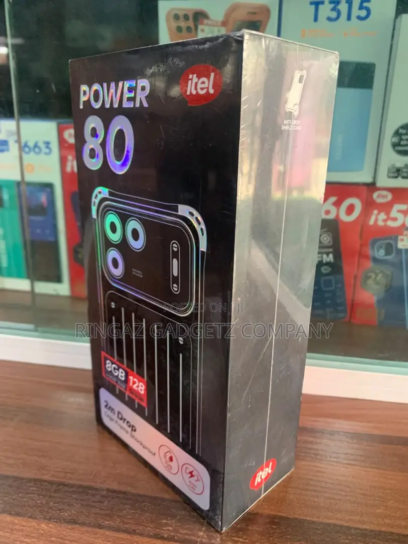 New Itel Power 80 128 GB Black