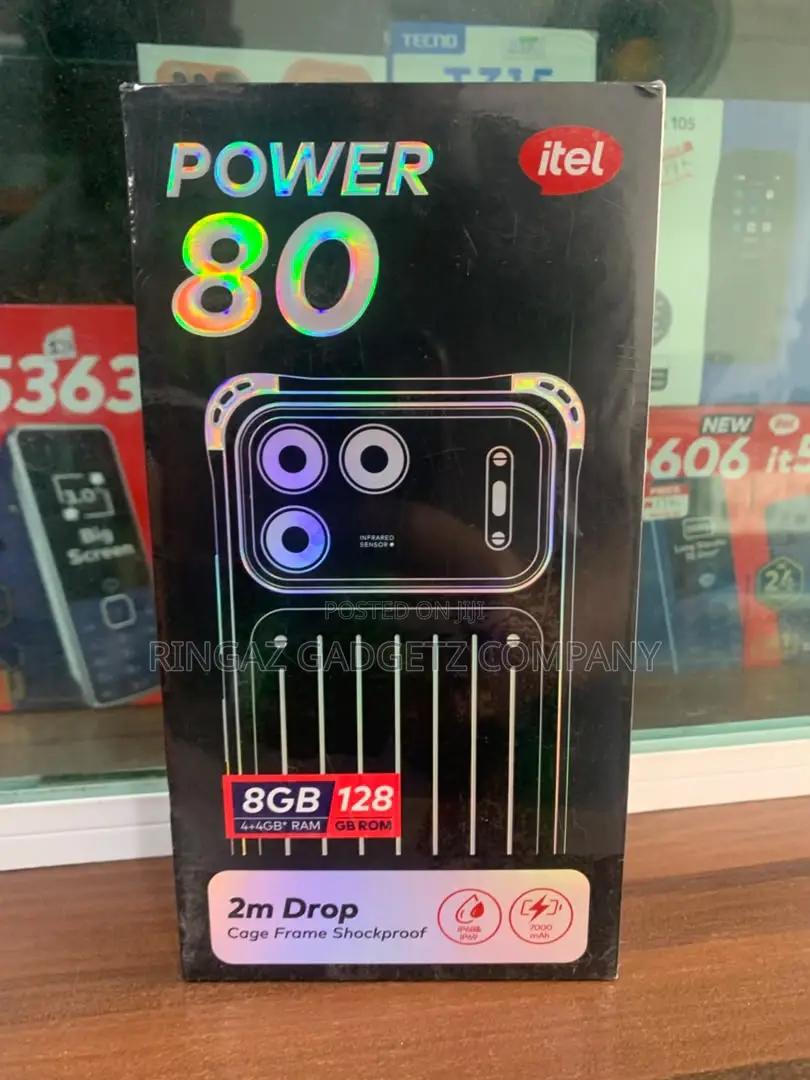 New Itel Power 80 128 GB Black