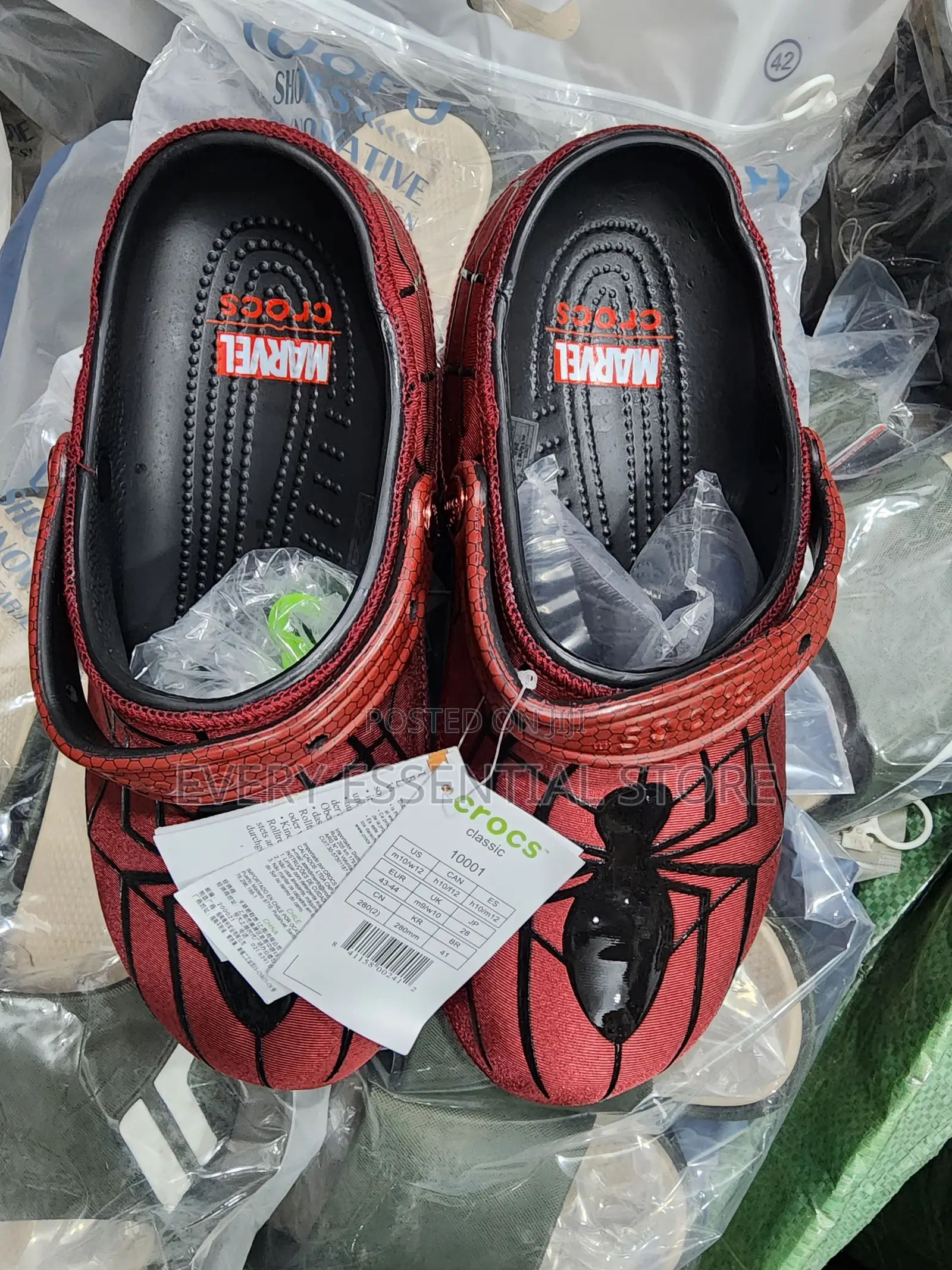 Marvel Spider-Man Crocs for Comfort 41-45