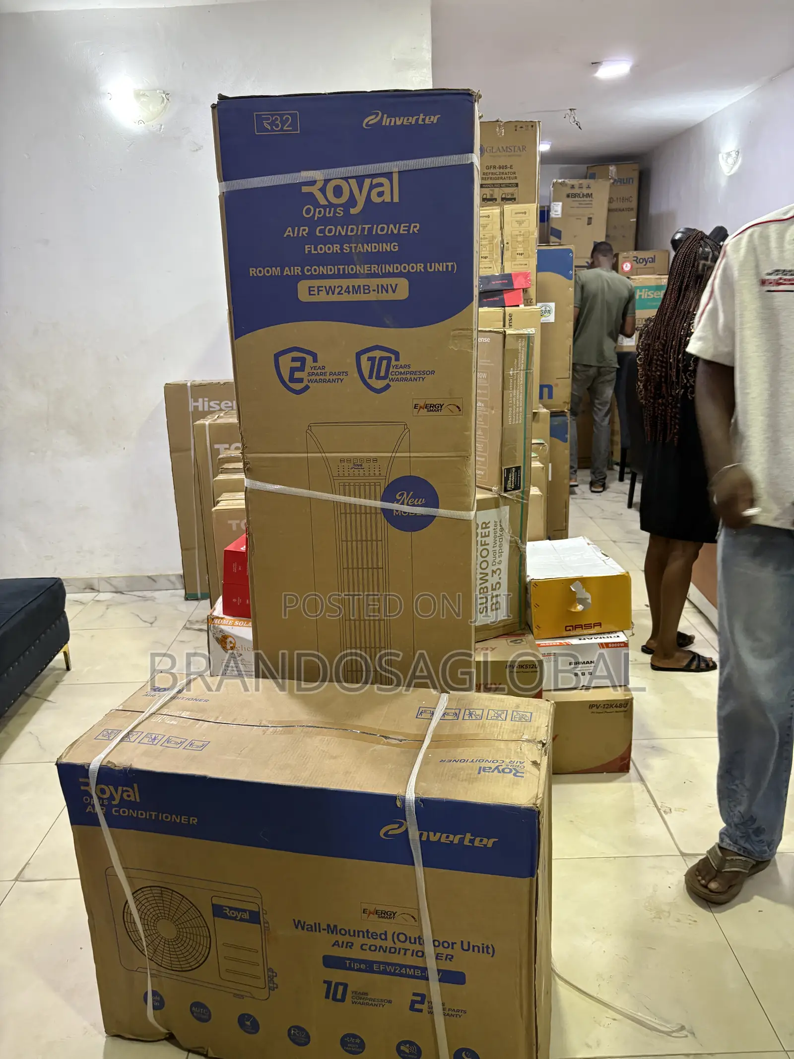 Royal EFW24MB-INV 3 Ton Standing Cooling Appliance