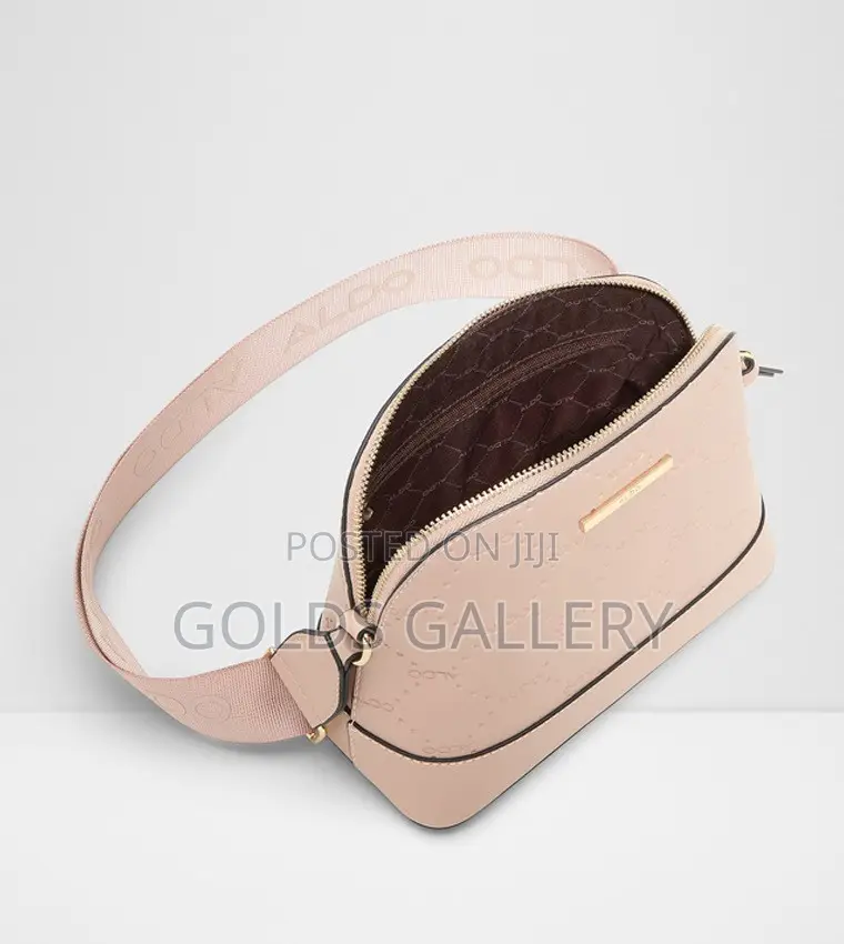 ALDO Teassii Light Pink / Logo Debossed Crossbody Bag