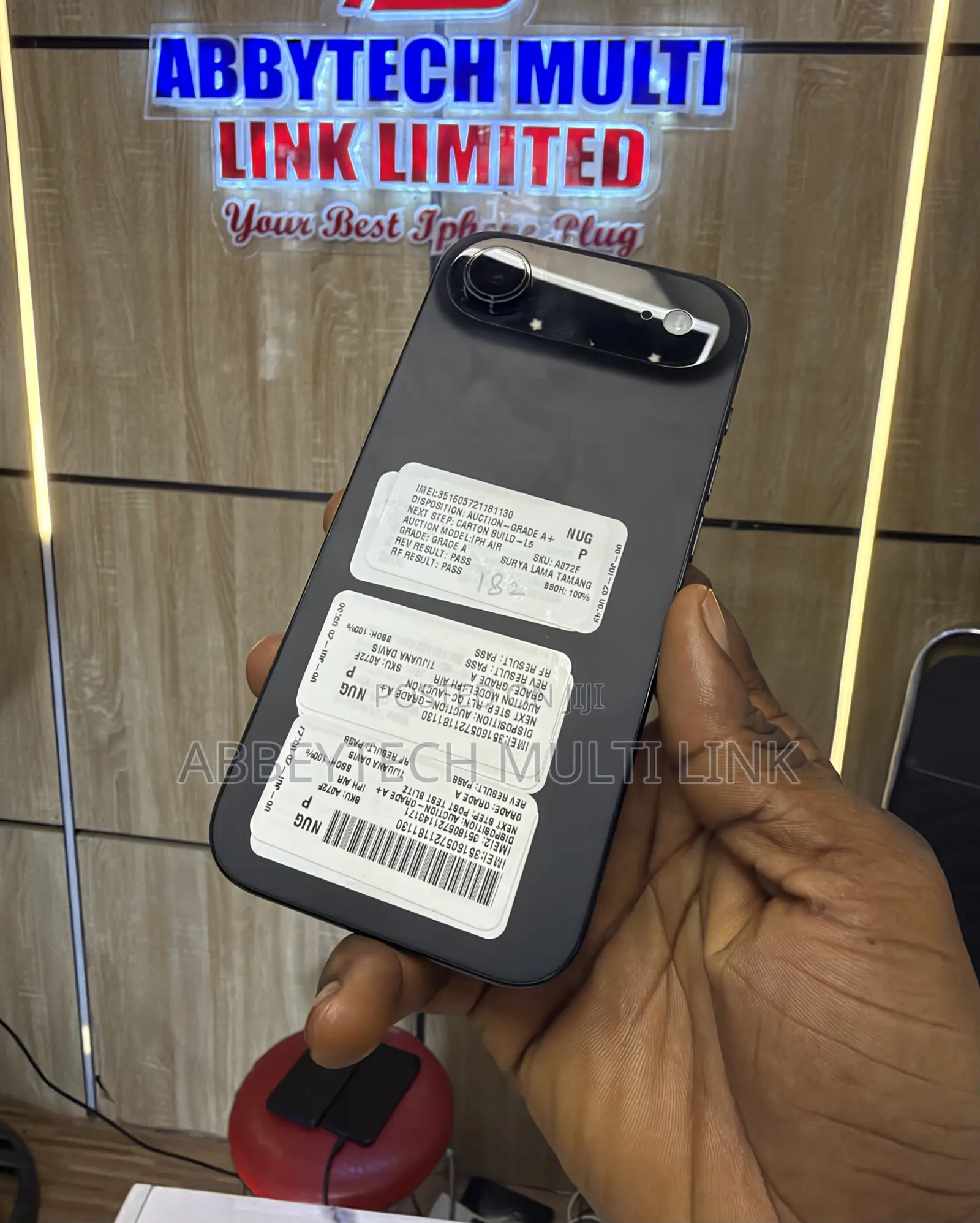 New Apple iPhone Air 256 GB Black