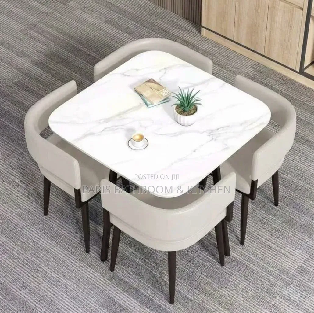 4 Seater Marble Dining Set