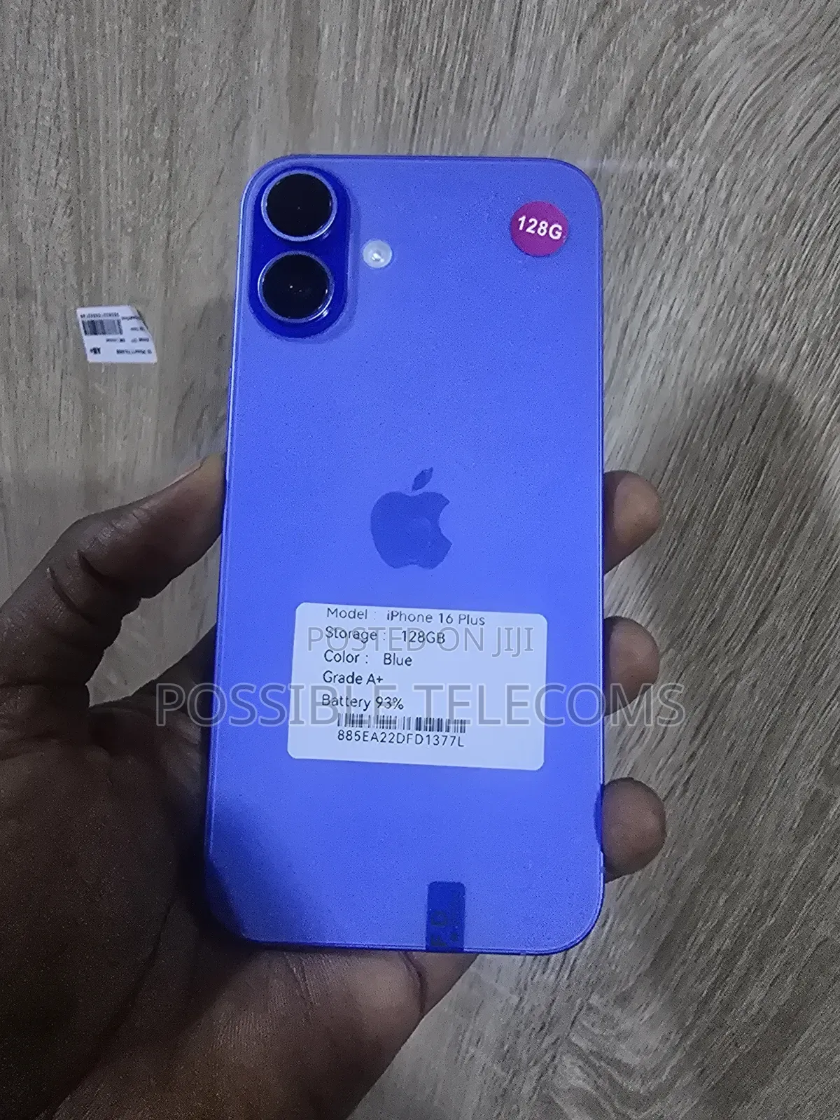 Apple iPhone 16 Plus 128 GB Black