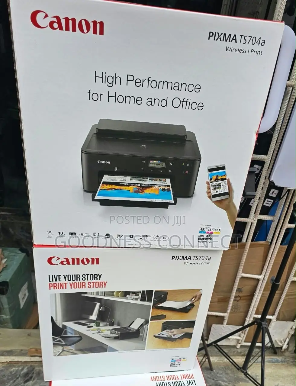 Canon PIXMA TS704a Wireless Inkjet Printer.