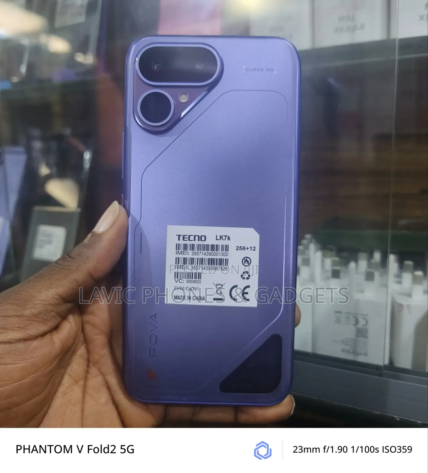 New Tecno Pova Curve 2 256 GB Purple