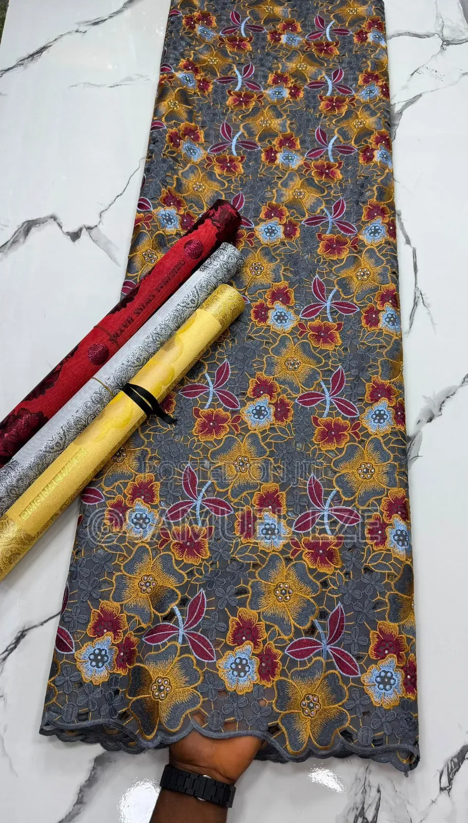 Swiss Voile Lace Made in Switzerland