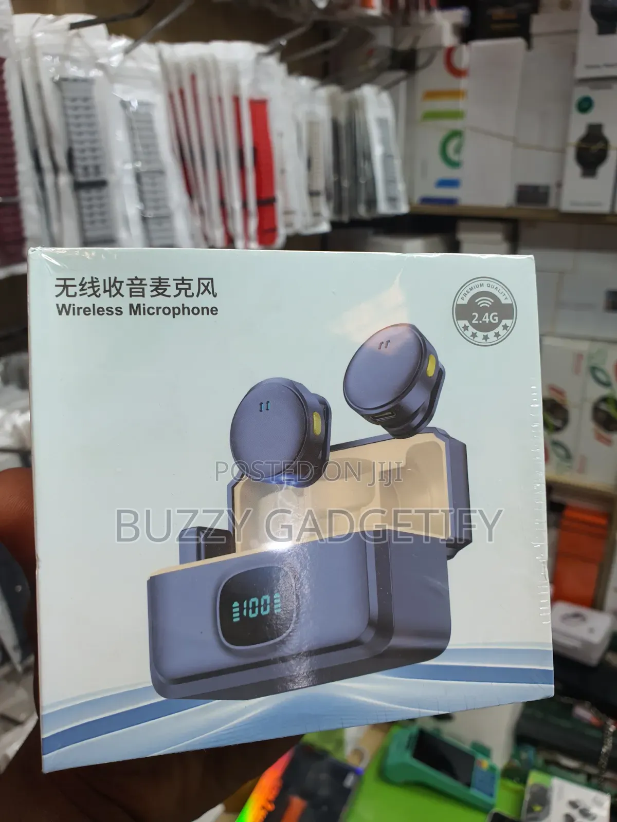 2.4G Dual Wireless Lavalier Microphone System