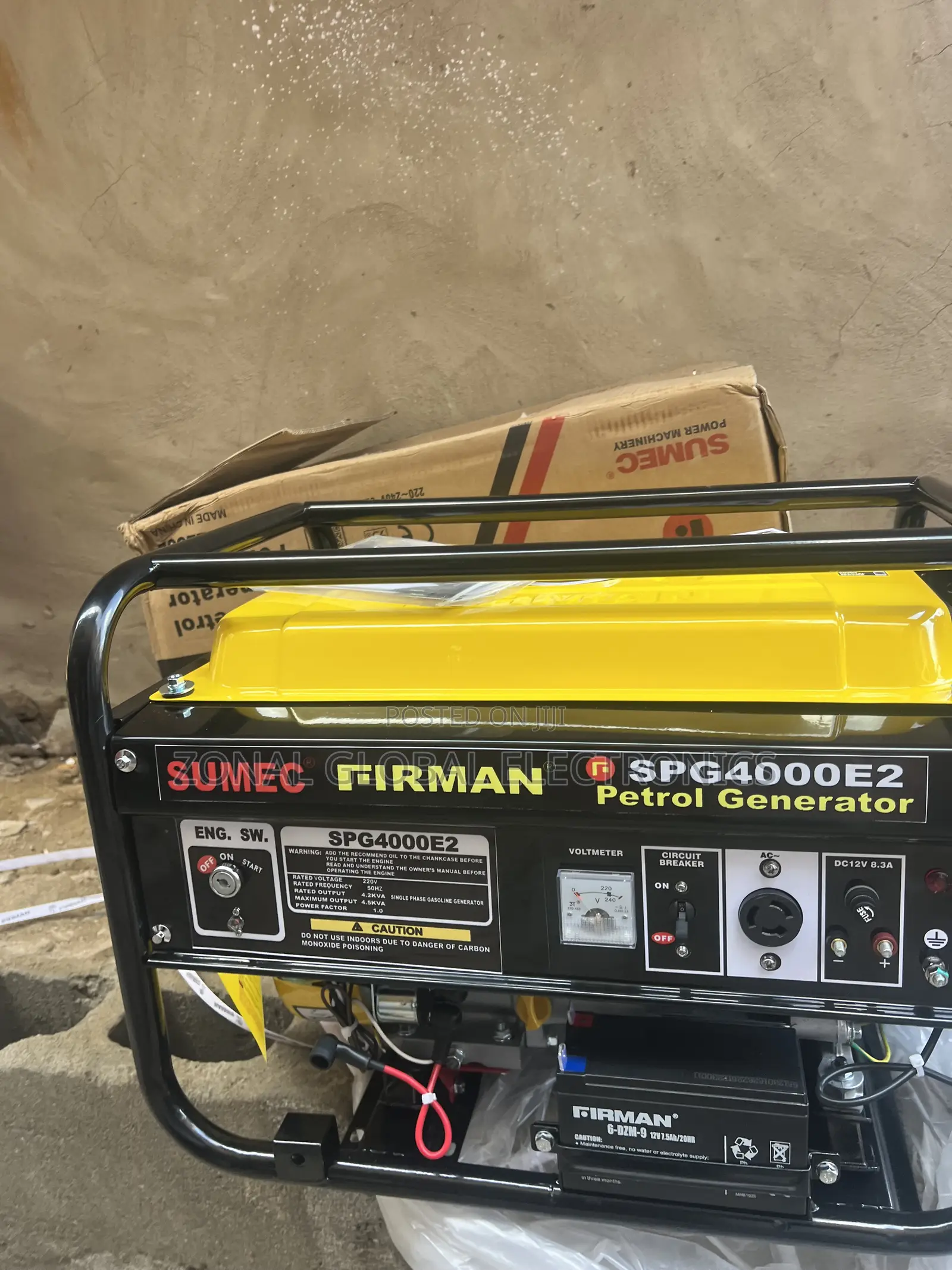 Sumec Firman Spg400 Key Starter 4.5kva 100% Copper Coil