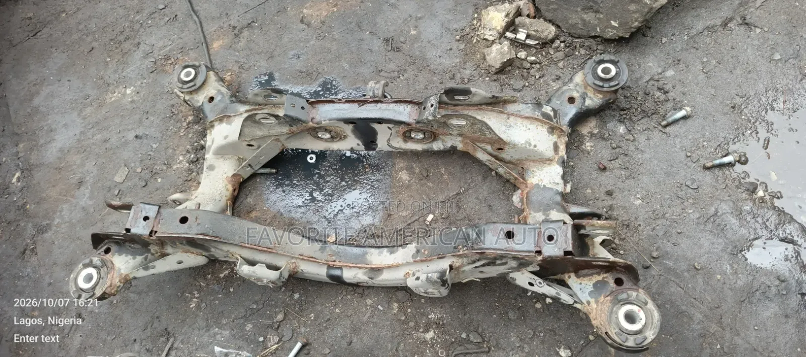 Back Camber Beam Ford Edge 4x4 2014 Model