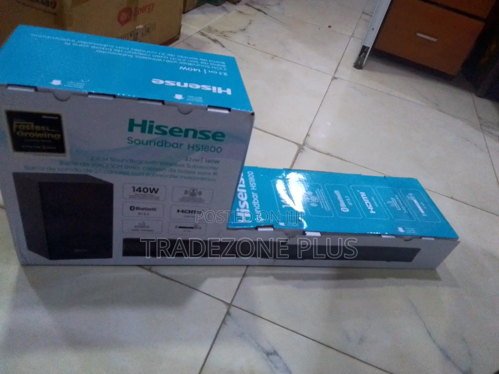 Hisense Soundbar – 140W 2.1 Channel Audio