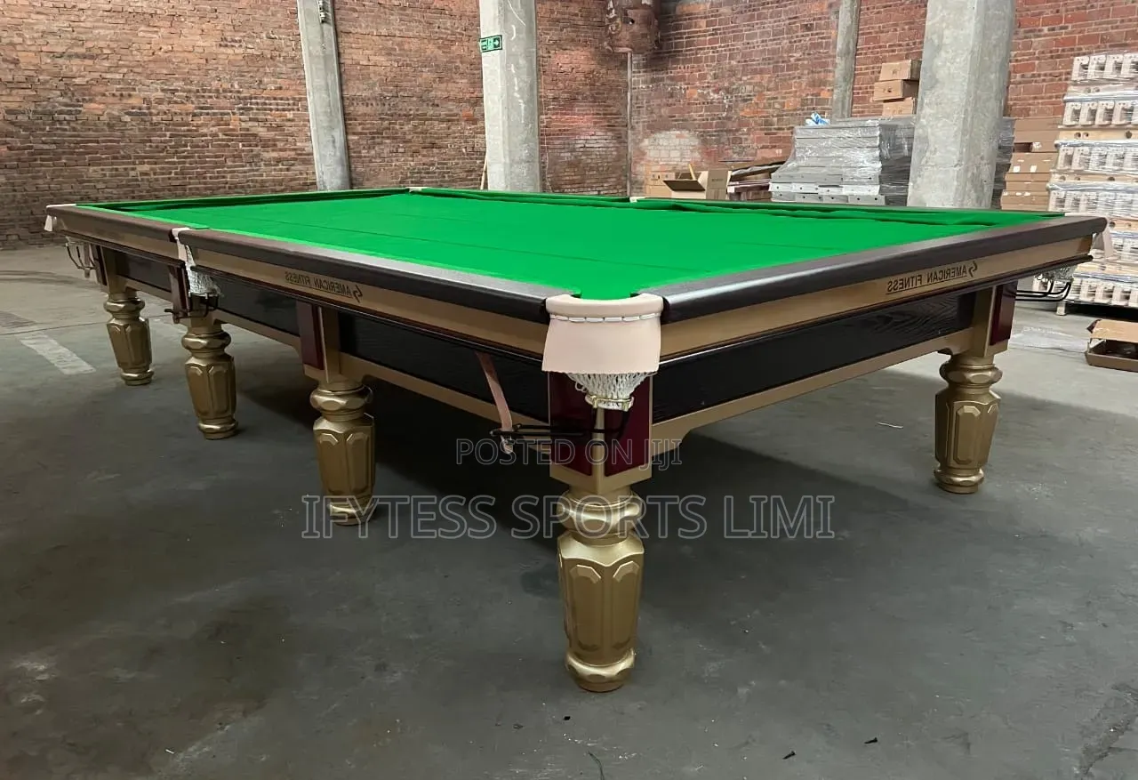 12ft American Fitness Luxury Snooker Table With Marble.