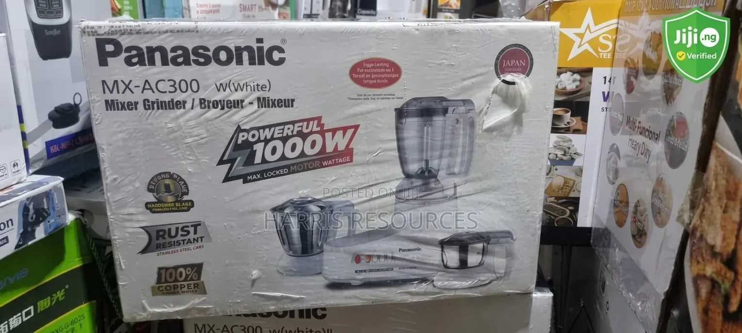 Panasonic Blender MX-AC300 (White) Mixer Grinder