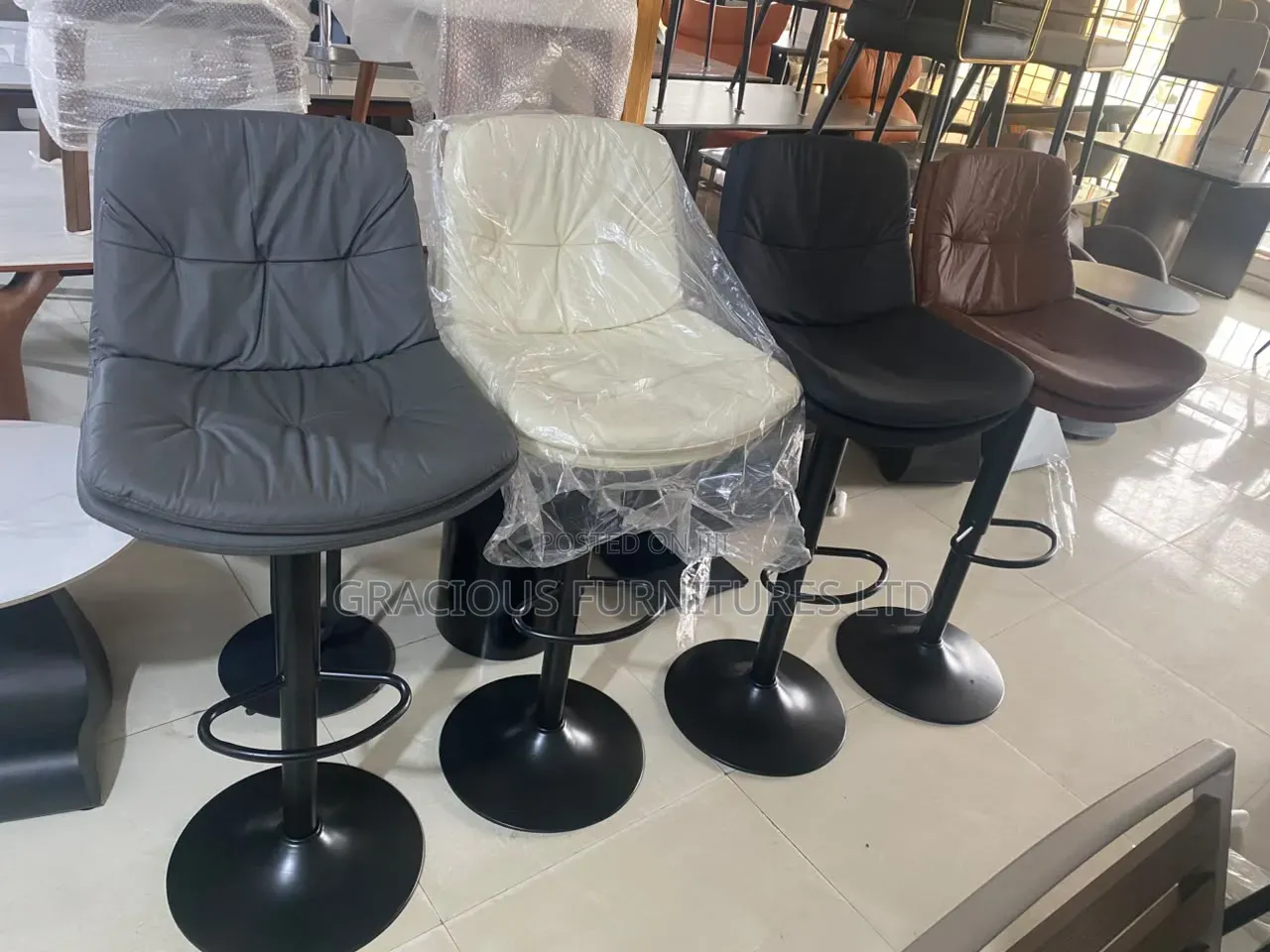 Modern Swivel Barstool
