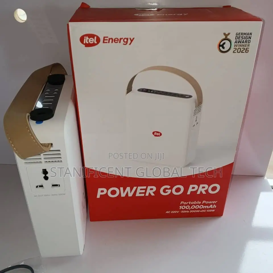 Itel Energy Power Go Pro 200W AC Portable Power Station - 100,000mAh