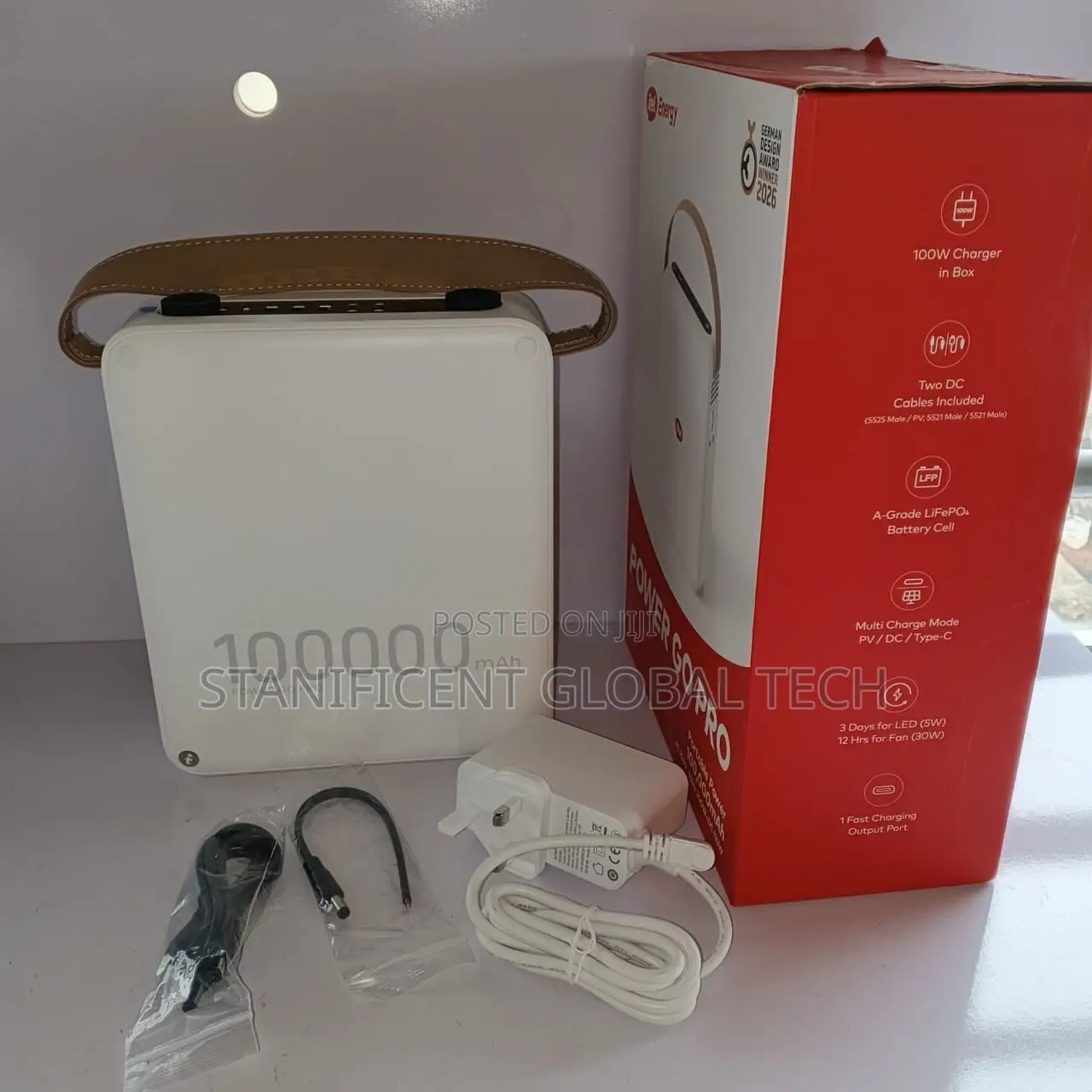 Itel Energy Power Go Pro 200W AC Portable Power Station - 100,000mAh