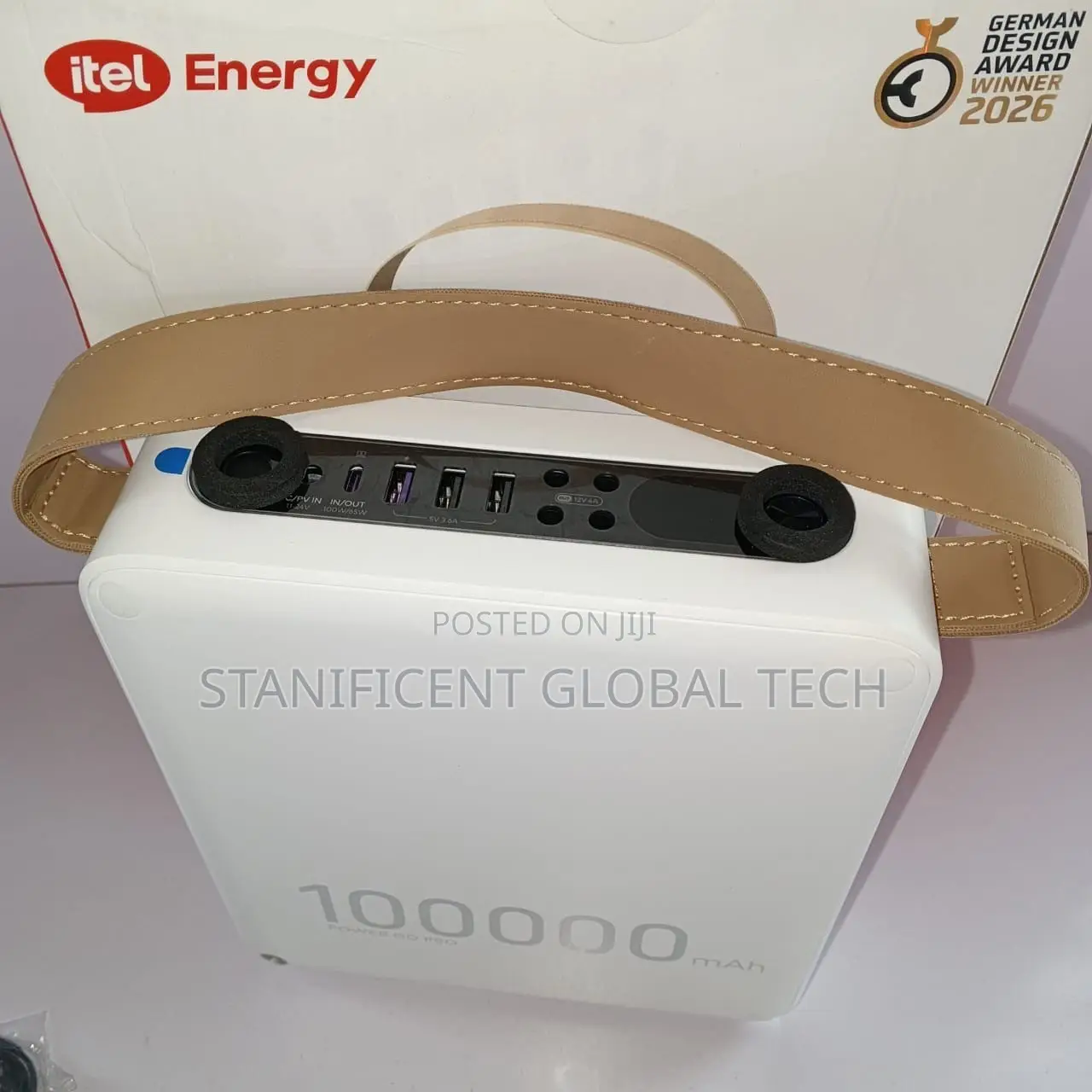 Itel Energy Power Go Pro 200W AC Portable Power Station - 100,000mAh