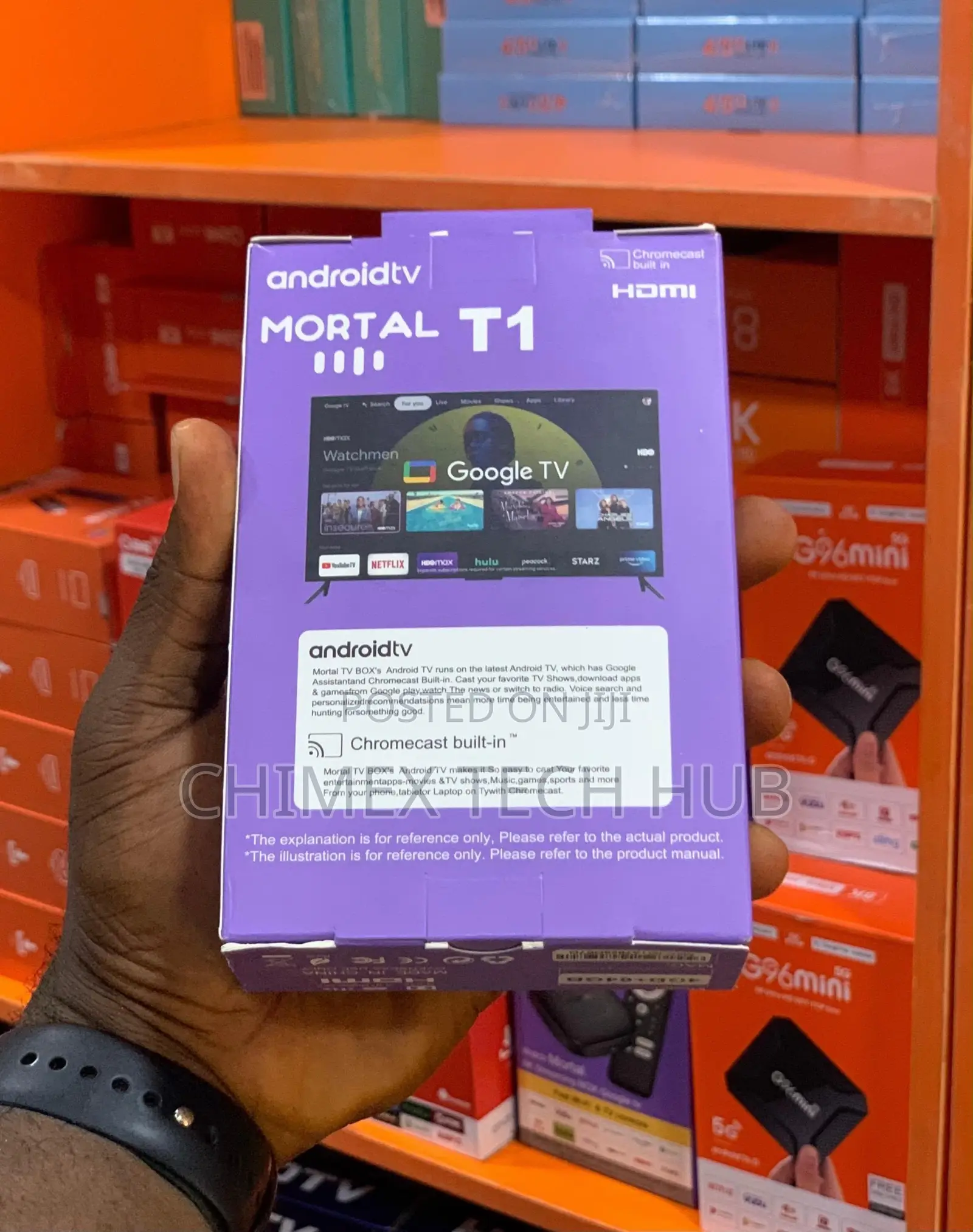 Mortal T1 Android TV Box 8gb 128gb Android 16.0