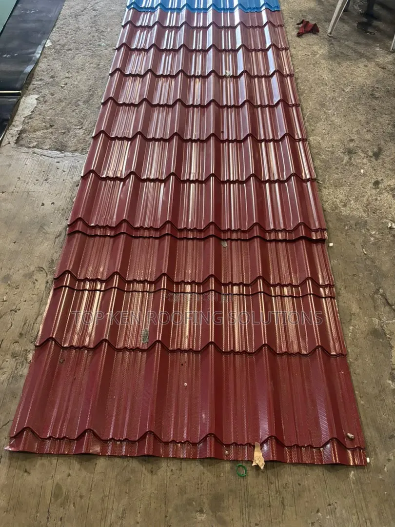 Premium Nut Brown StepTile Aluminium Roofing Sheet – 0.45mm