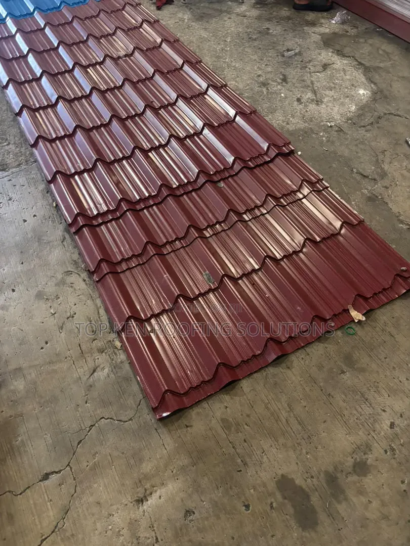 Premium Nut Brown StepTile Aluminium Roofing Sheet – 0.45mm