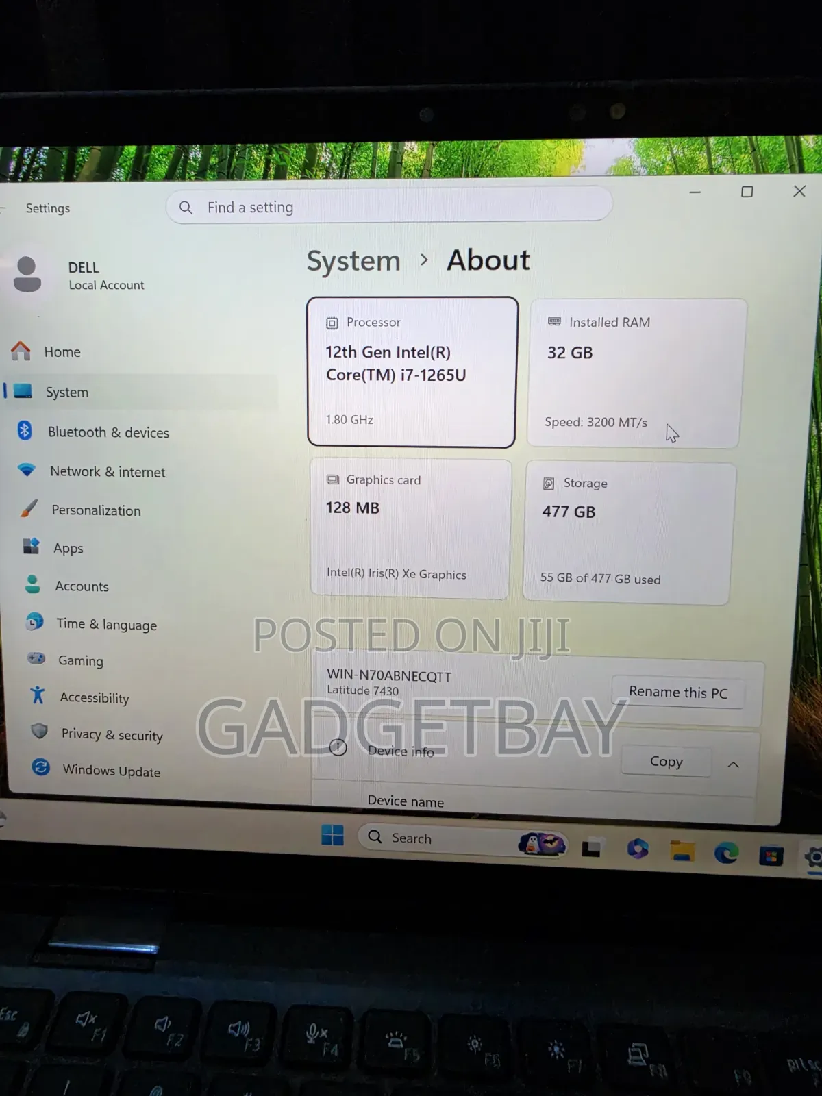 Laptop Dell Latitude 7430 32GB Intel Core i7 SSD 512GB