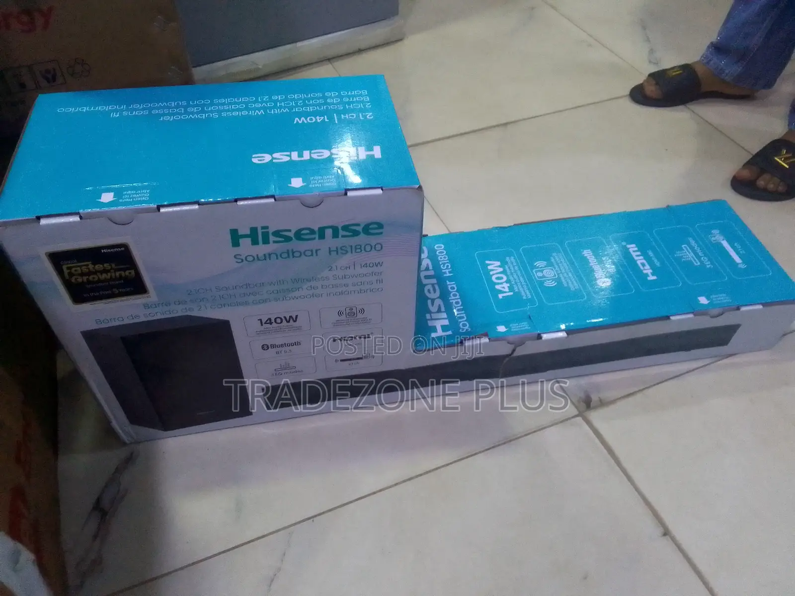 Hisense HS1800 2.1 Channel Soundbar – 140W Power