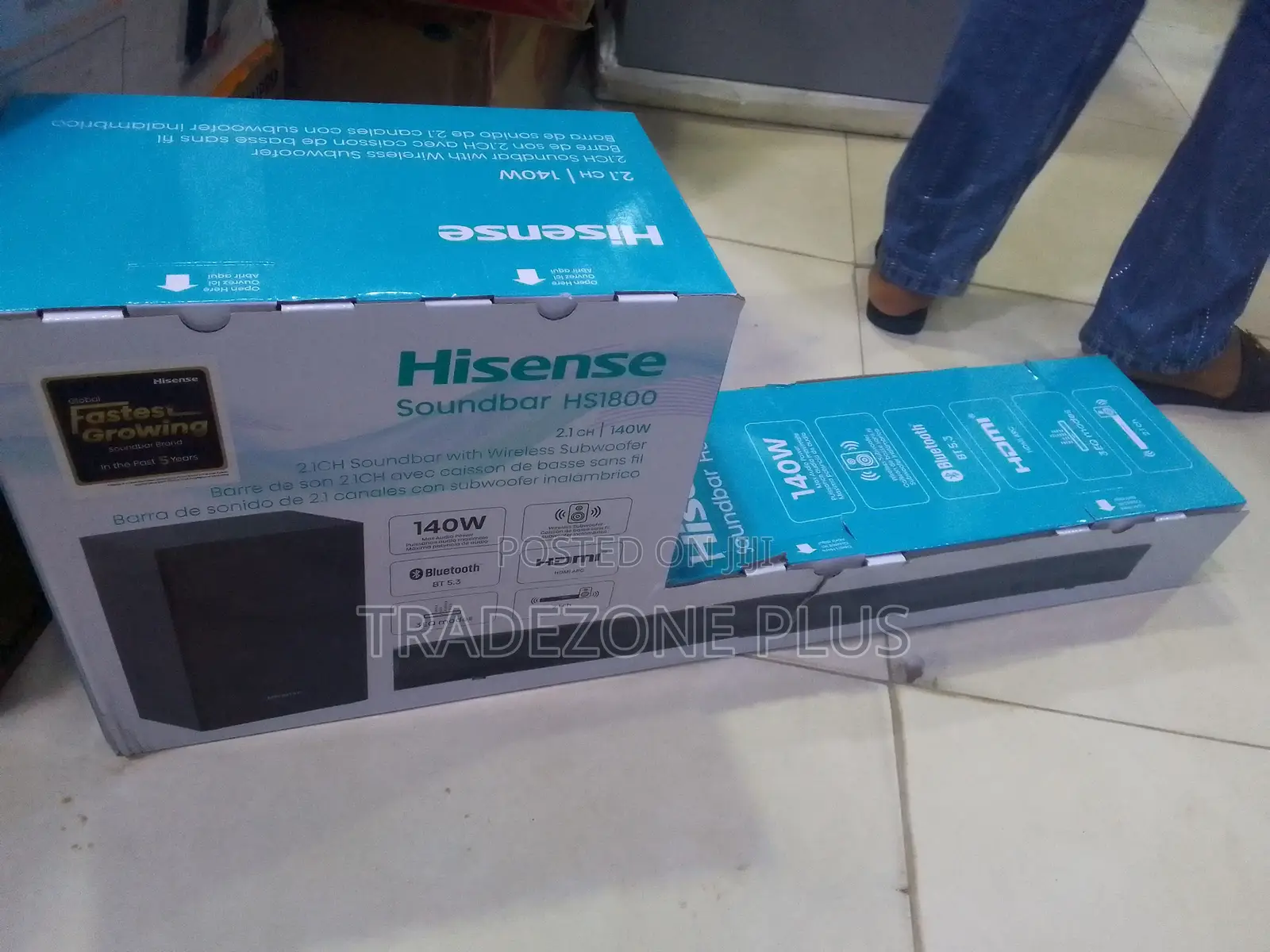 Hisense Soundbar 140W – Immersive Home Audio