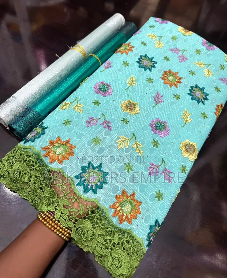Multi Colors Swiss Lace