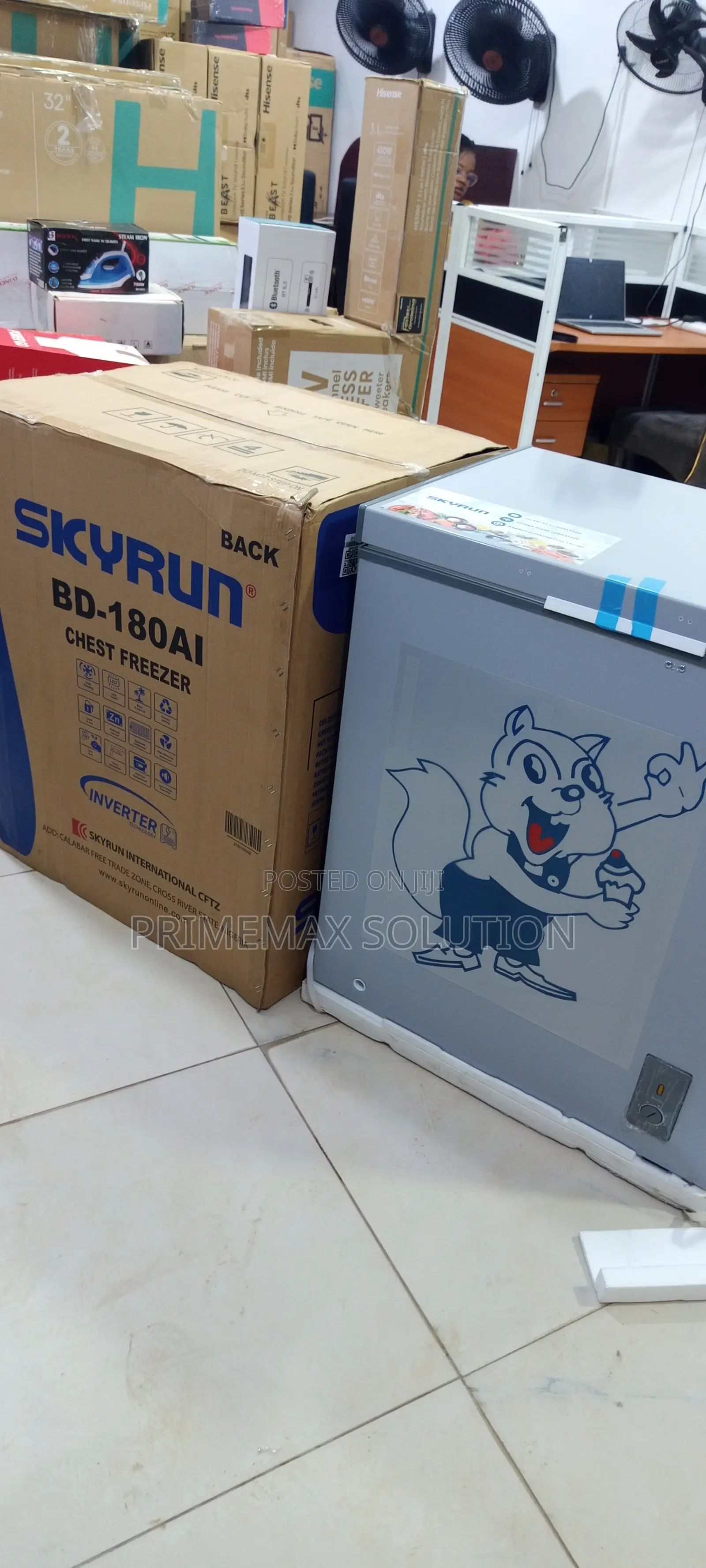 Skyrun BD-180AI – 145L Your Energy-Smart Freezer