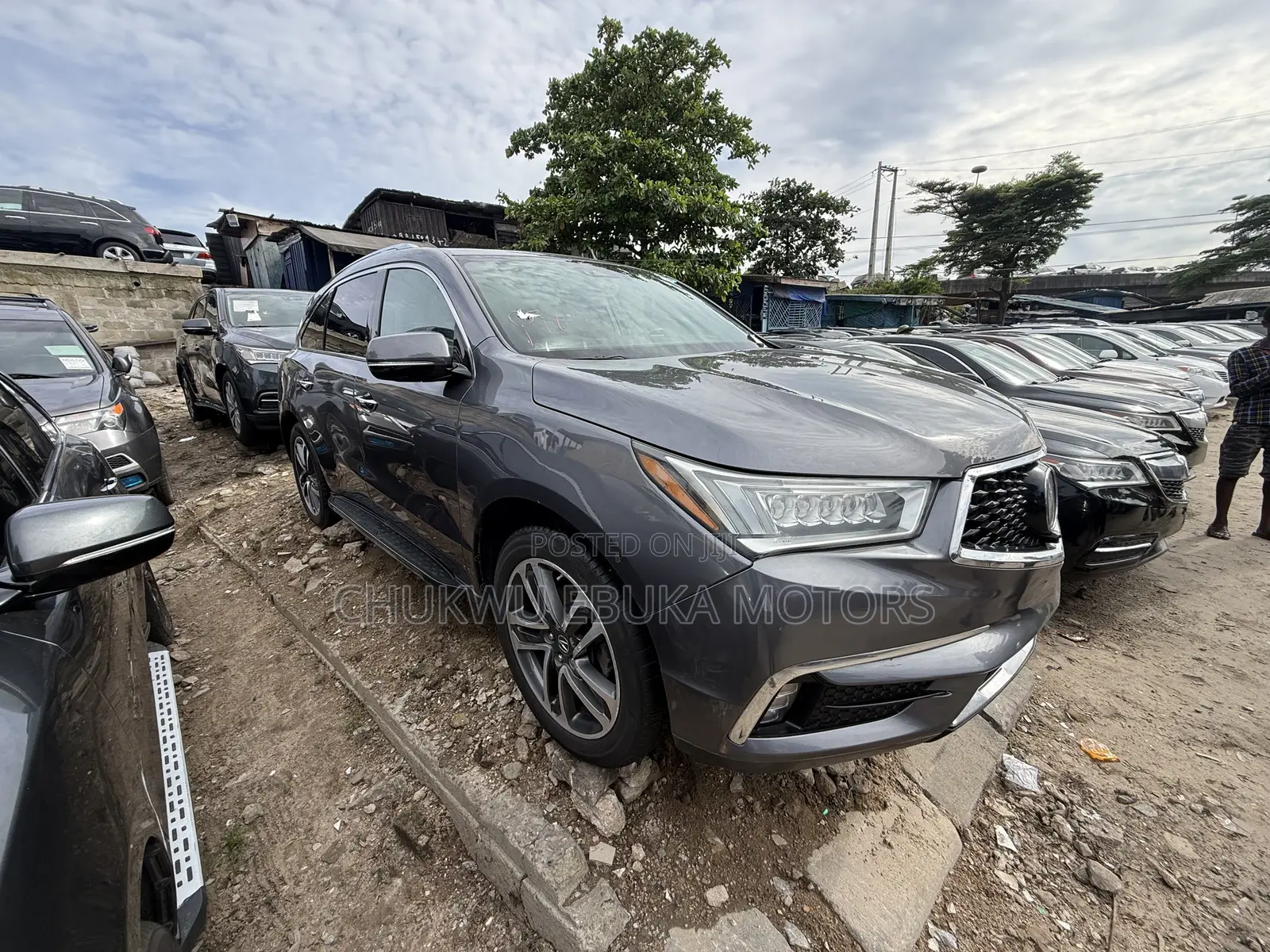 Acura MDX w/Advance & Ent. Pkgs SH-AWD 2018 Gray