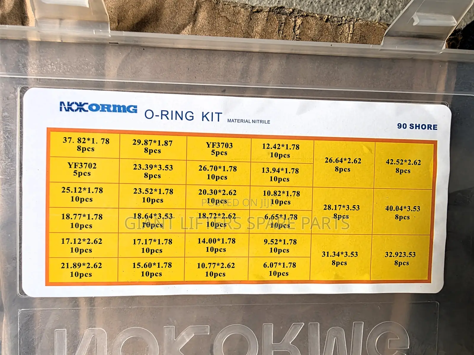 O-Ring Seal Kit – Nitrile 90 Shore
