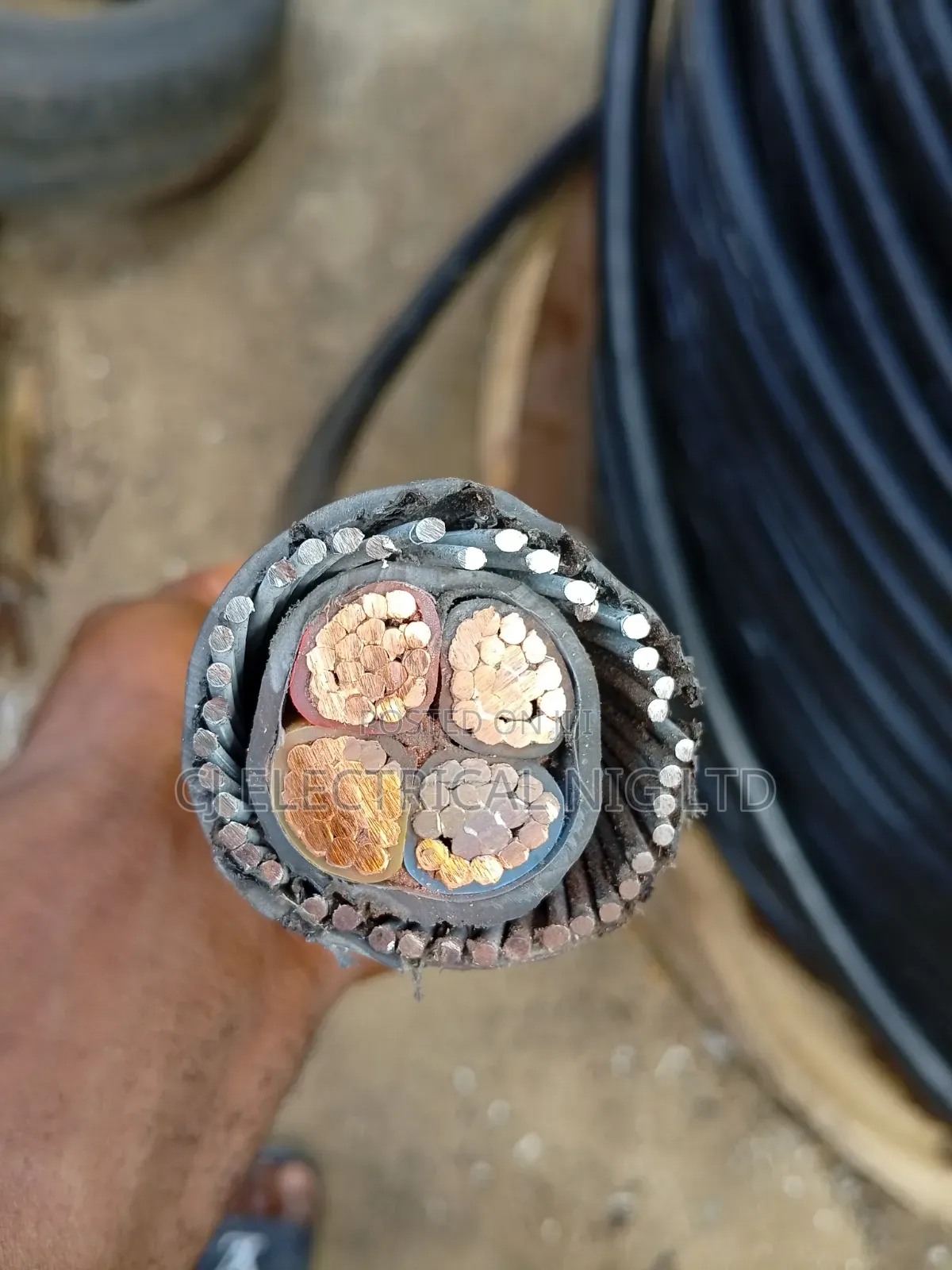 70mm 4core Armored Cable