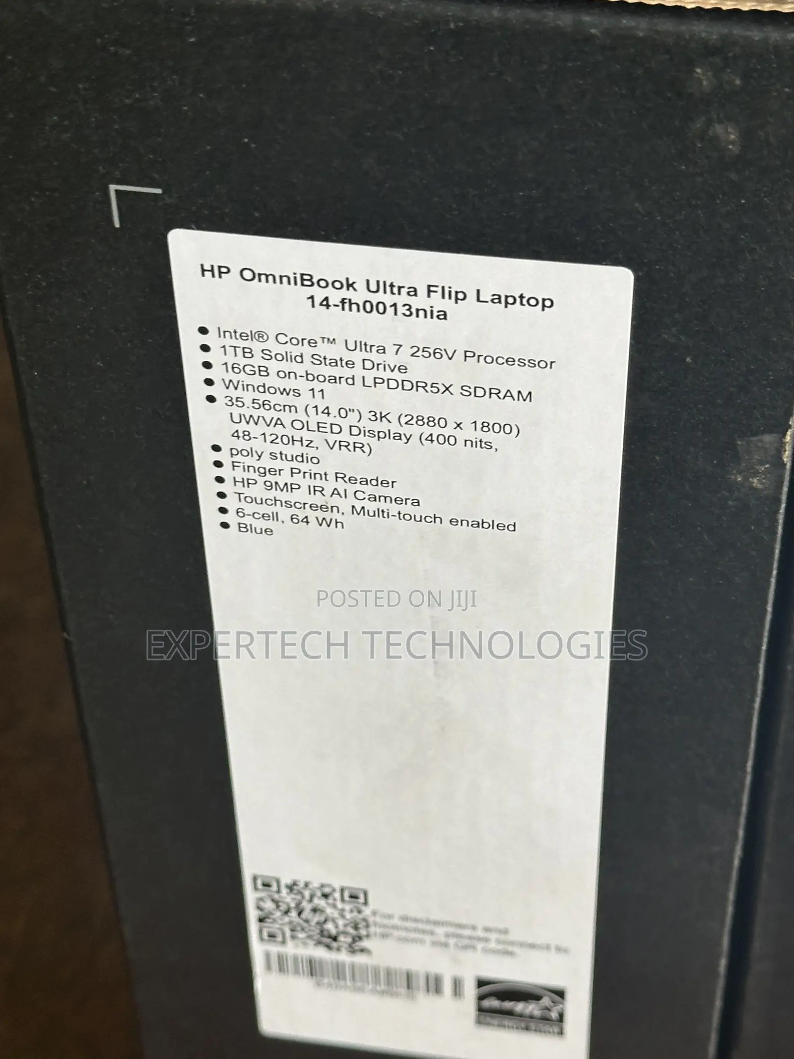 New Laptop HP OmniBook Ultra Flip 14" 16GB Intel Core Ultra 7 SSD 1T