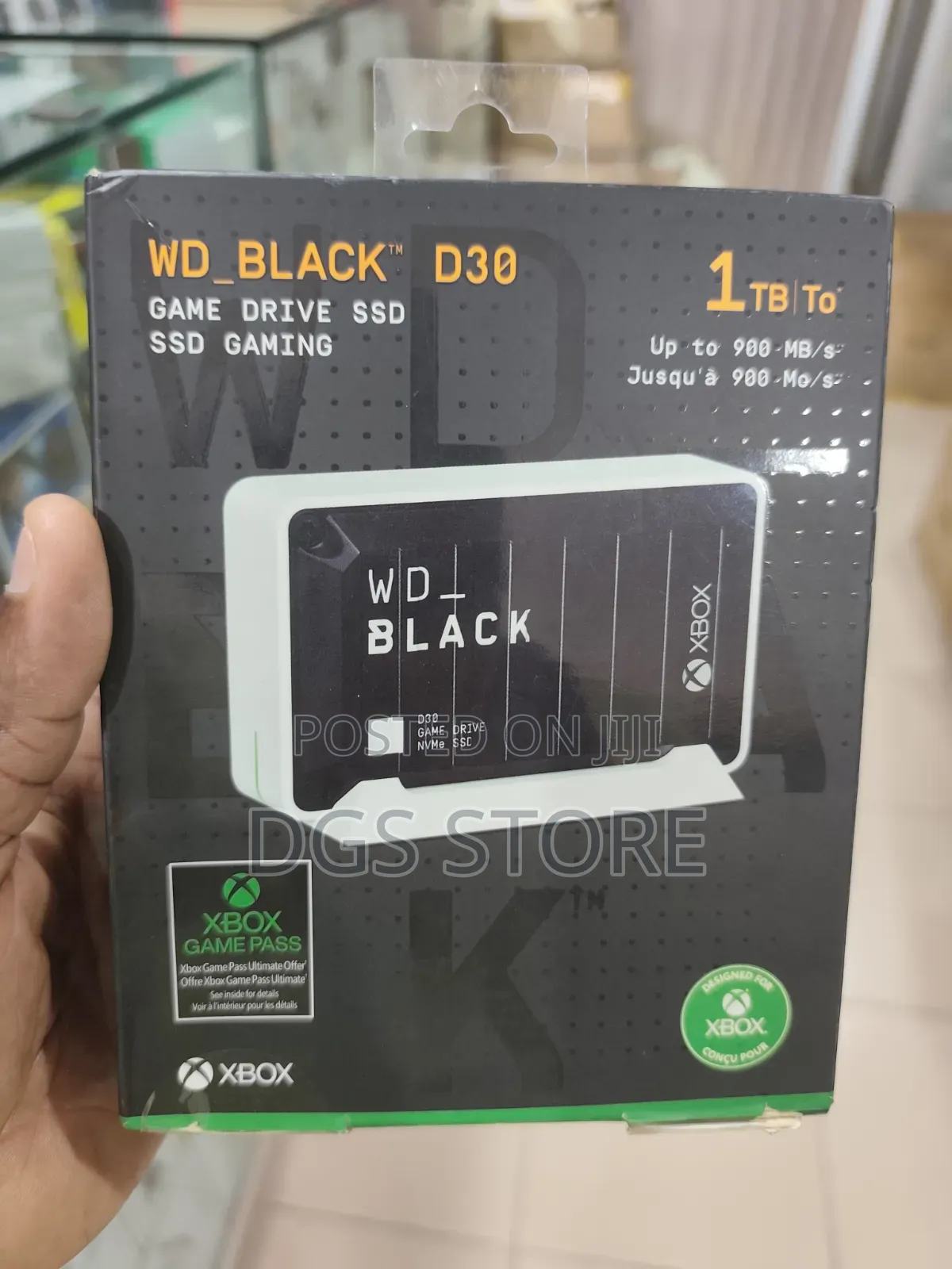 WD Black D30 Game Drive SSD Gaming Xbox Series