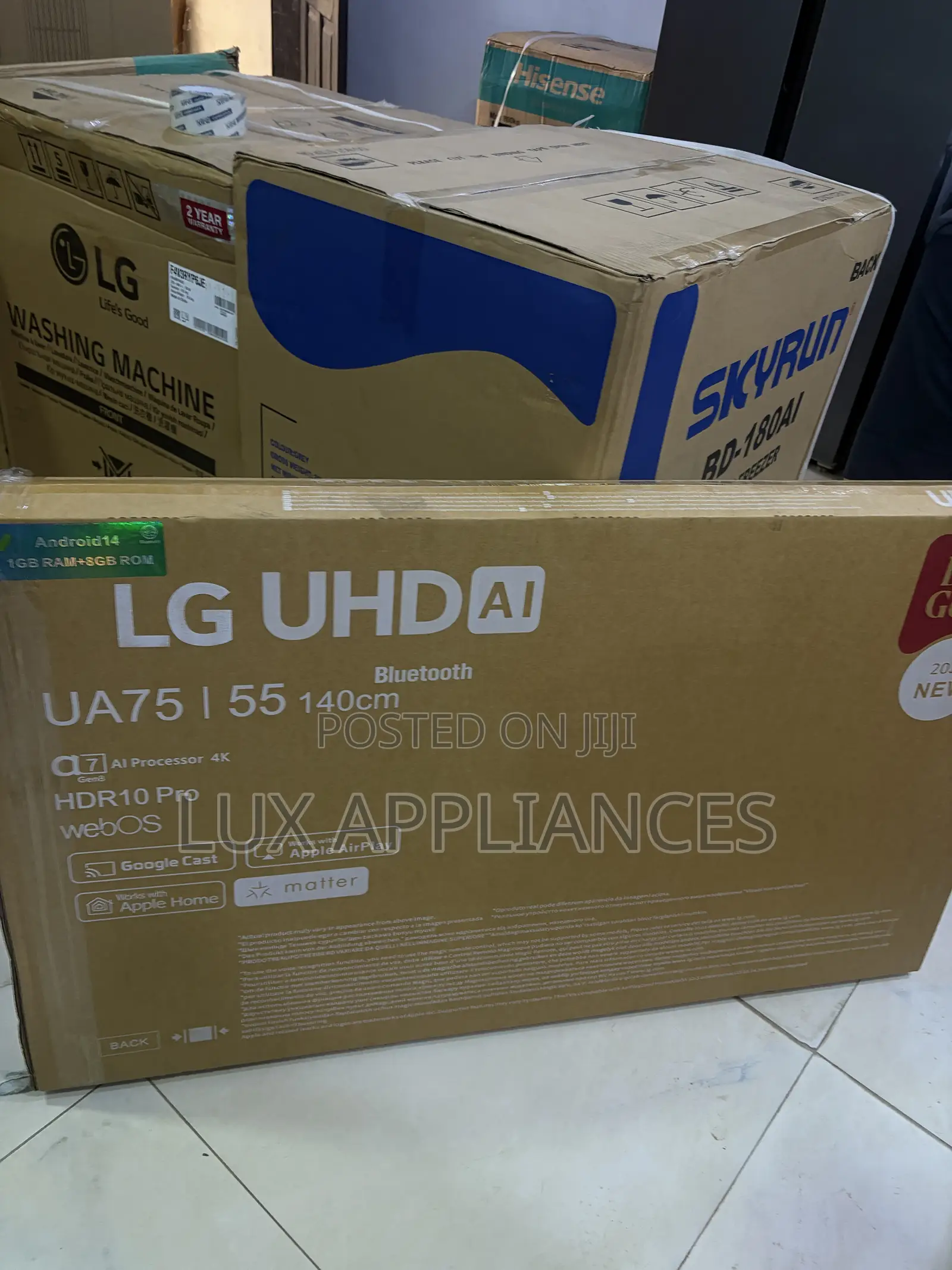 LG 55 Inch 4K Flat Screen TV
