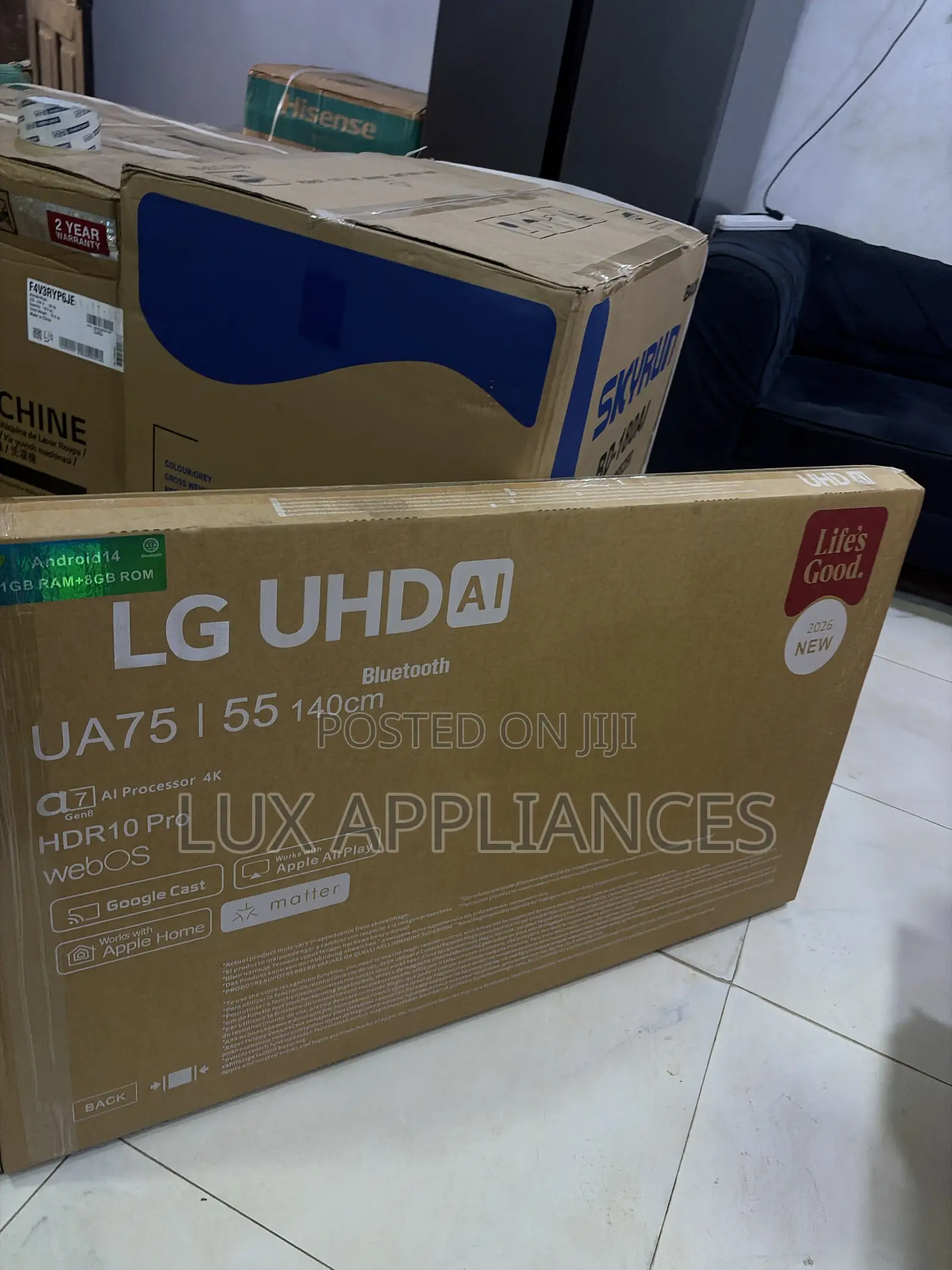 LG 55 Inch Large Display Smart TV