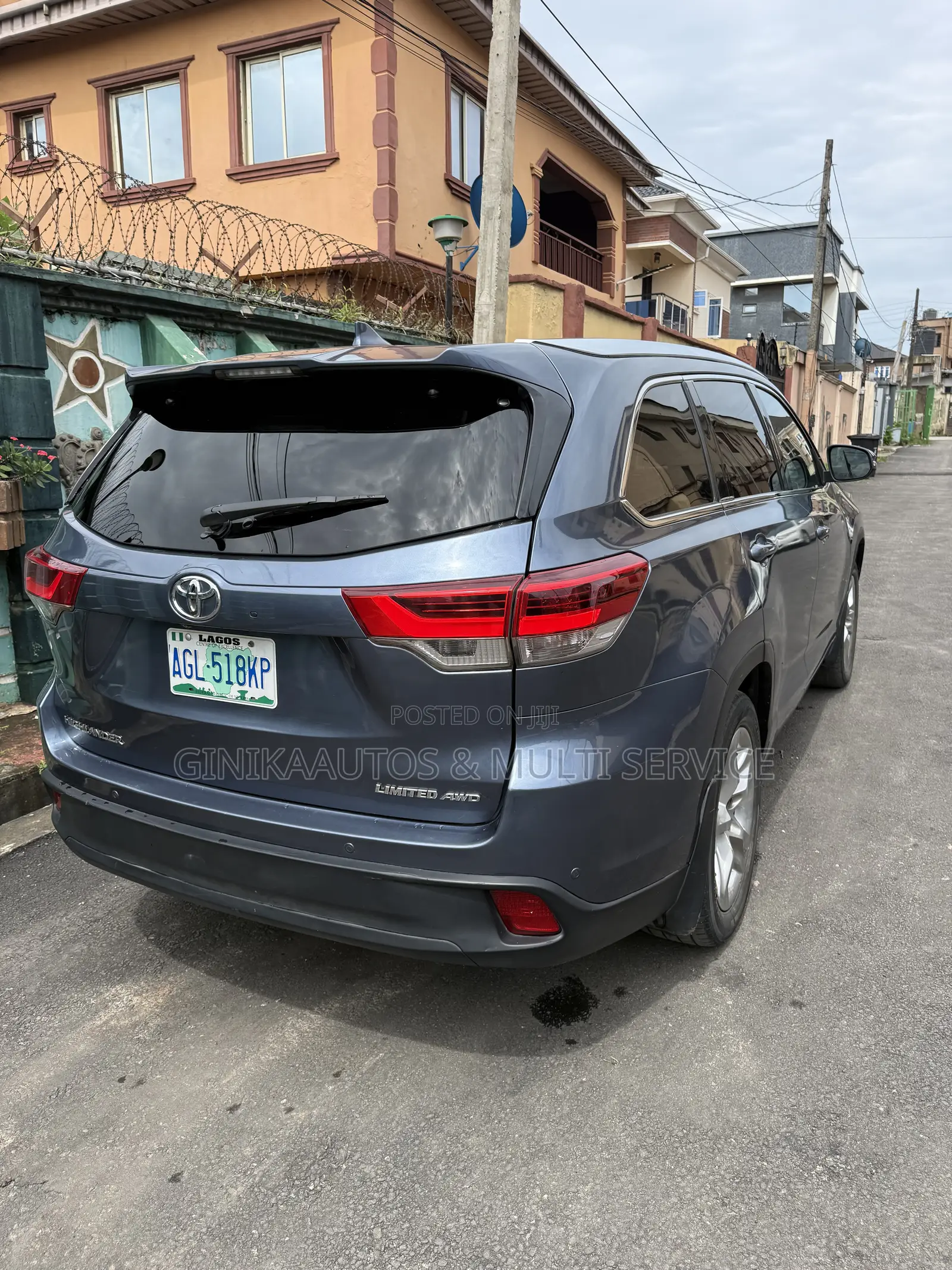 Toyota Highlander Limited 4dr SUV (3.5L 6cyl 6A) 2015 Blue