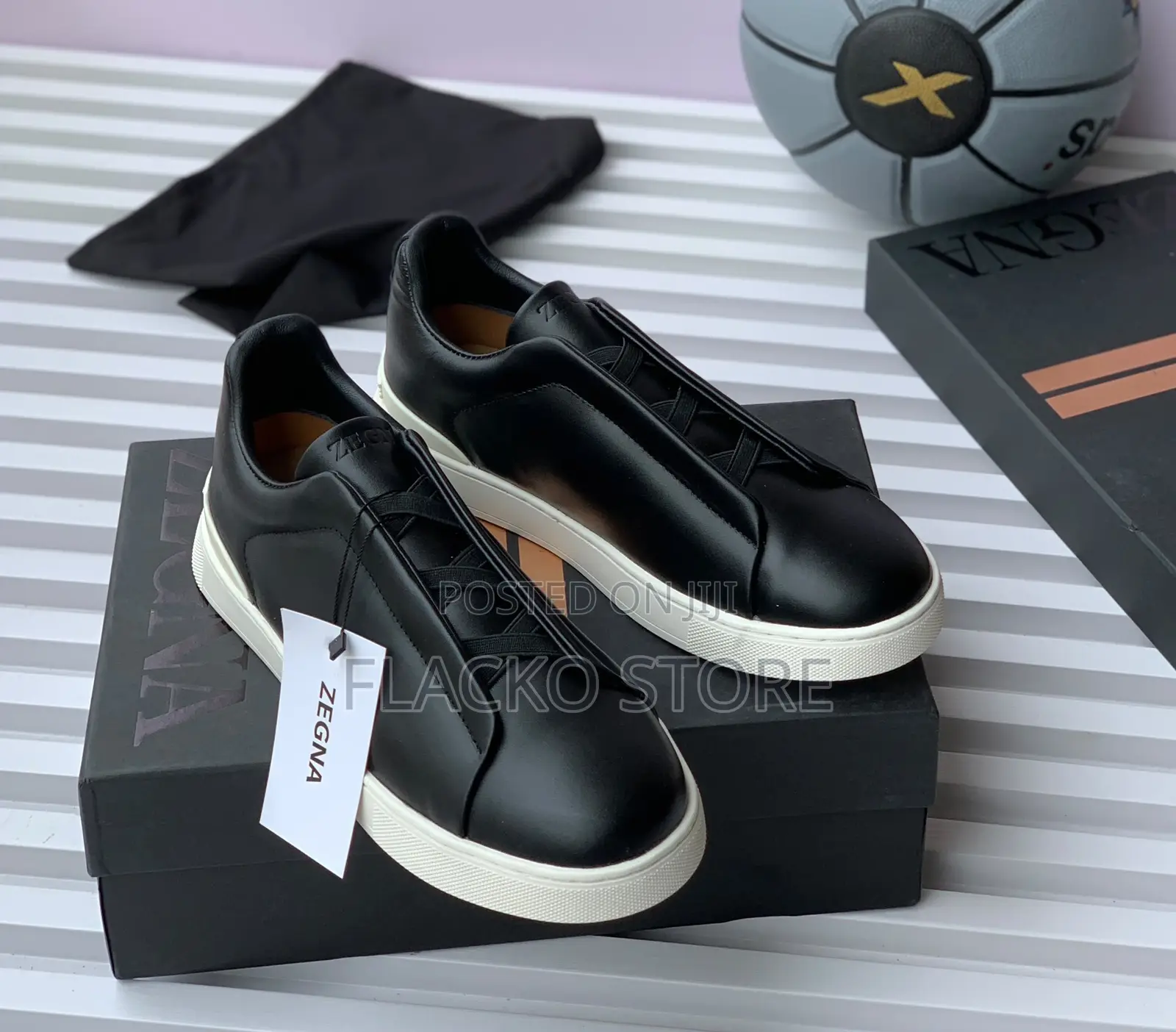 Exclusive Zegna Luxury Leather Sneakers