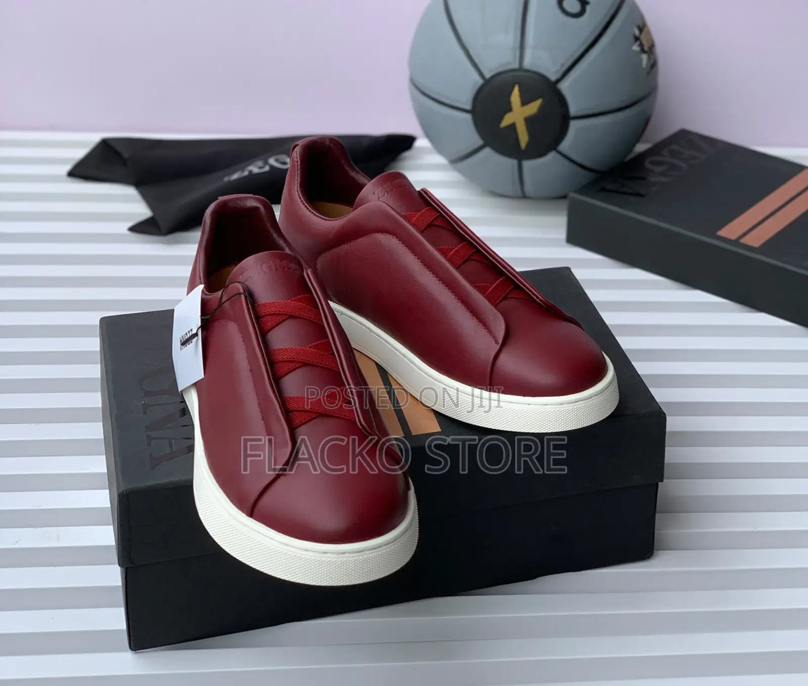 Exclusive Zegna Luxury Leather Sneakers