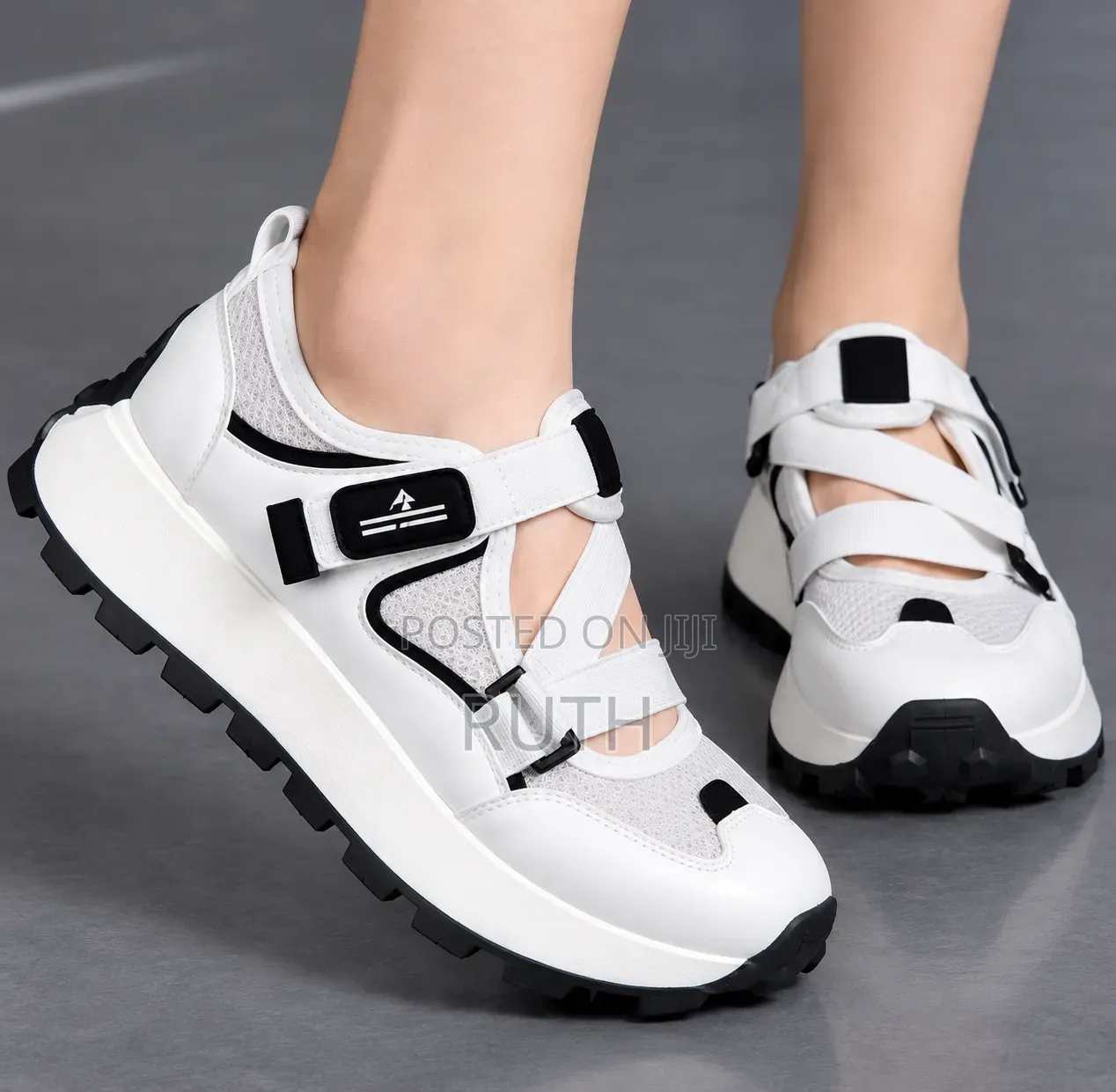Chunky Velcro Strappy Sneakers