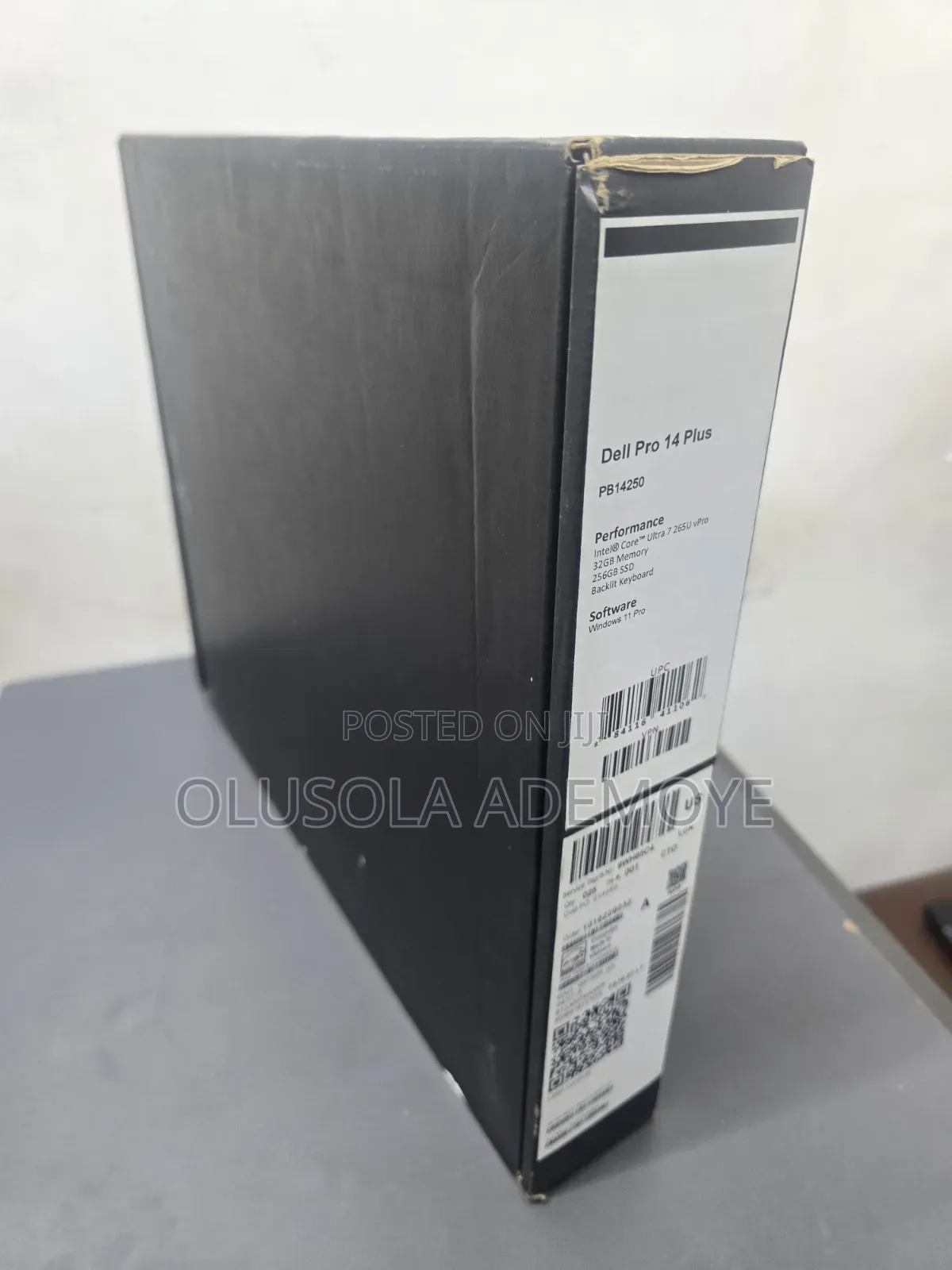 New Laptop Dell Pro Plus 14 32GB Intel Core Ultra 7 SSD 256GB
