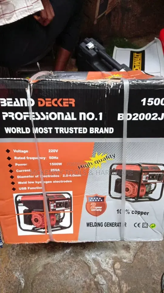 Black & Decker 250A Petrol Welding Generator – Heavy Duty Welder