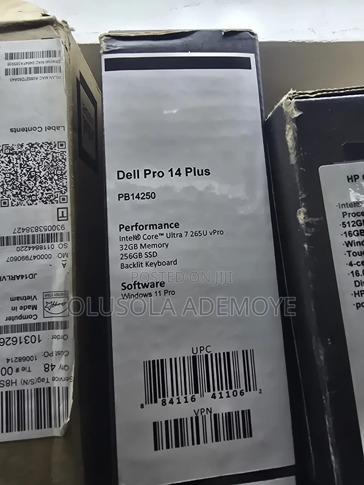 New Laptop Dell Pro Plus 14 32GB Intel Core Ultra 7 SSD 256GB