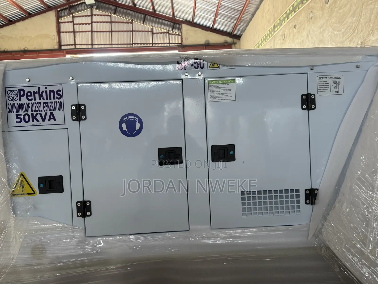 %50kva% Perkins With 100% Copper Coil 2 Years Warranty