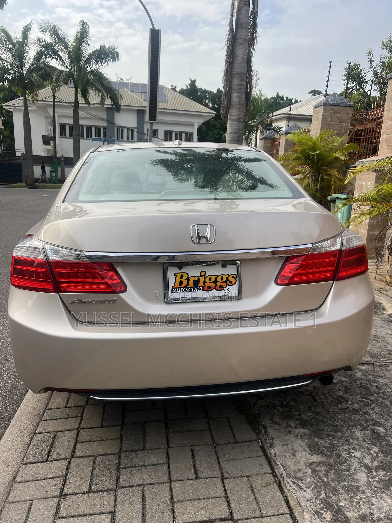 Honda Accord EX-L 4dr Sedan w/Navigation (2.4L 4cyl CVT) 2014 Gold