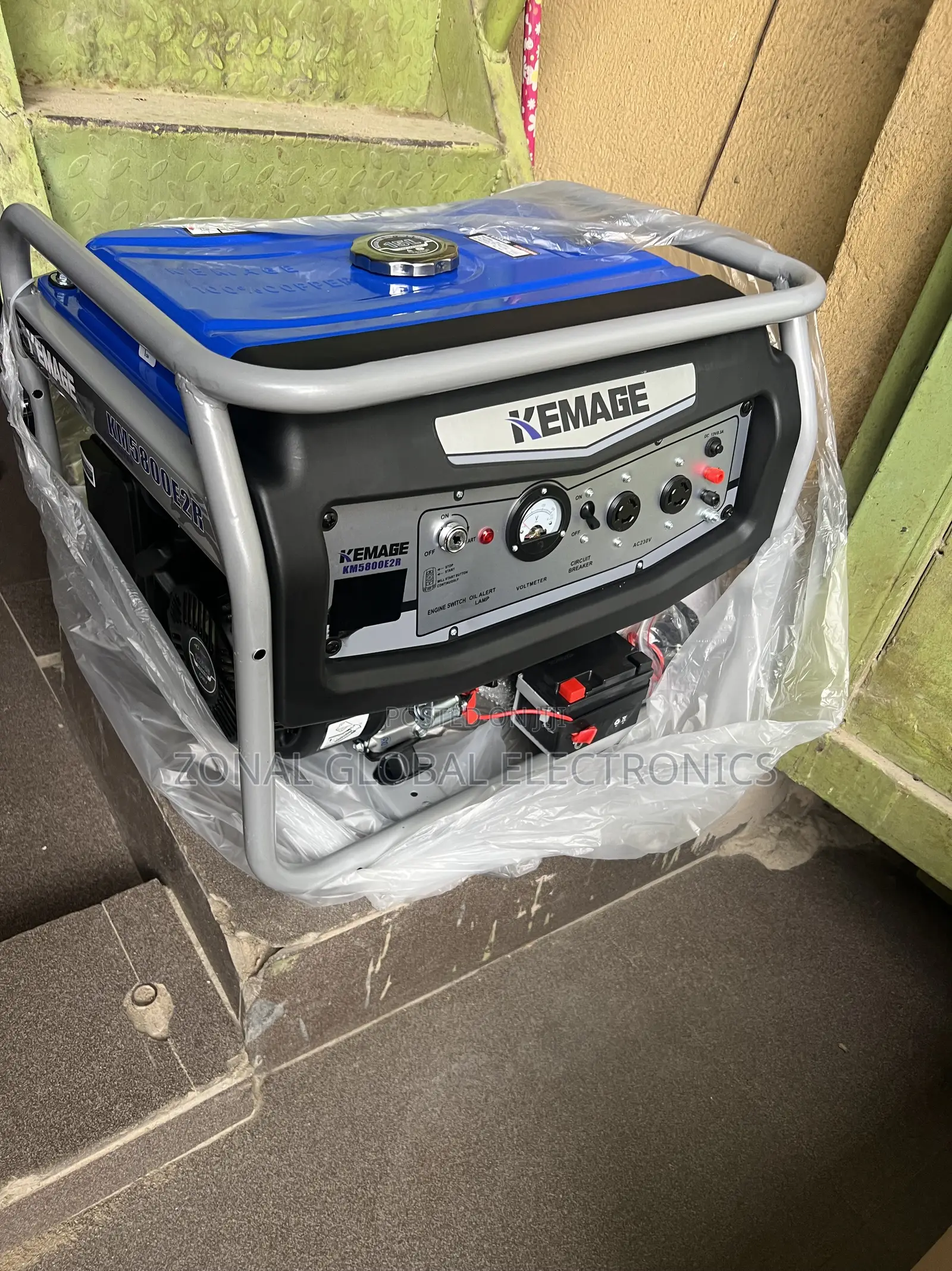 Kemage 58000E2R 5.5KVA Remote Control & Key Starter Generato
