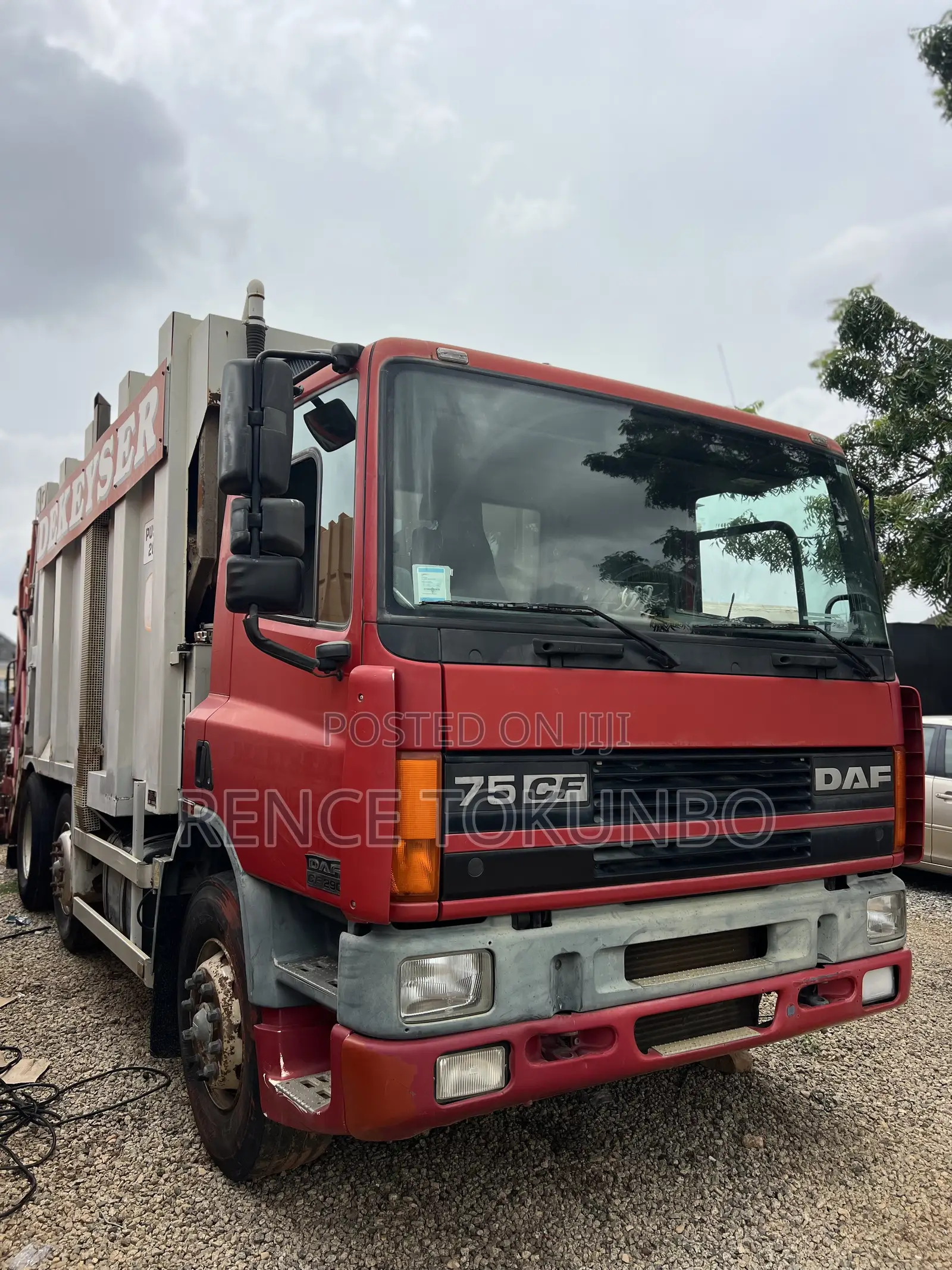 Foreign Use 2014 Daf Dusbin Truck