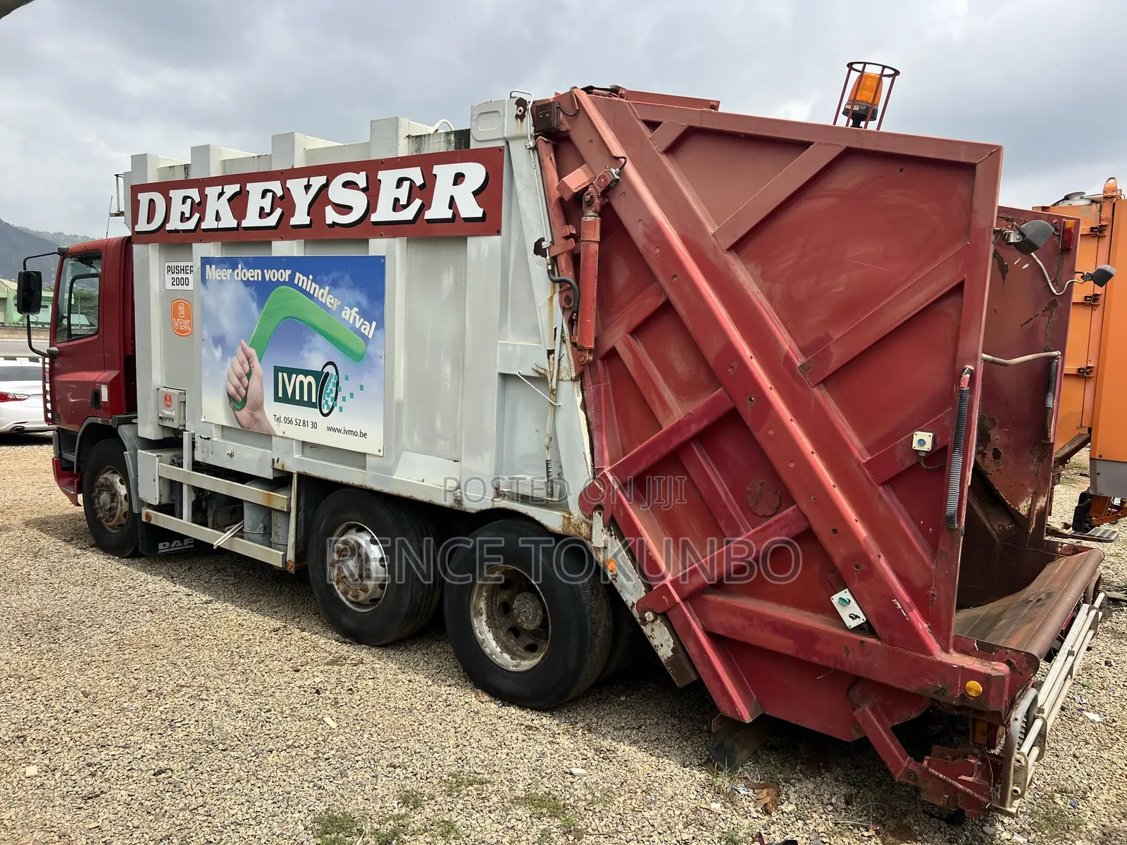 Foreign Use 2014 Daf Dusbin Truck
