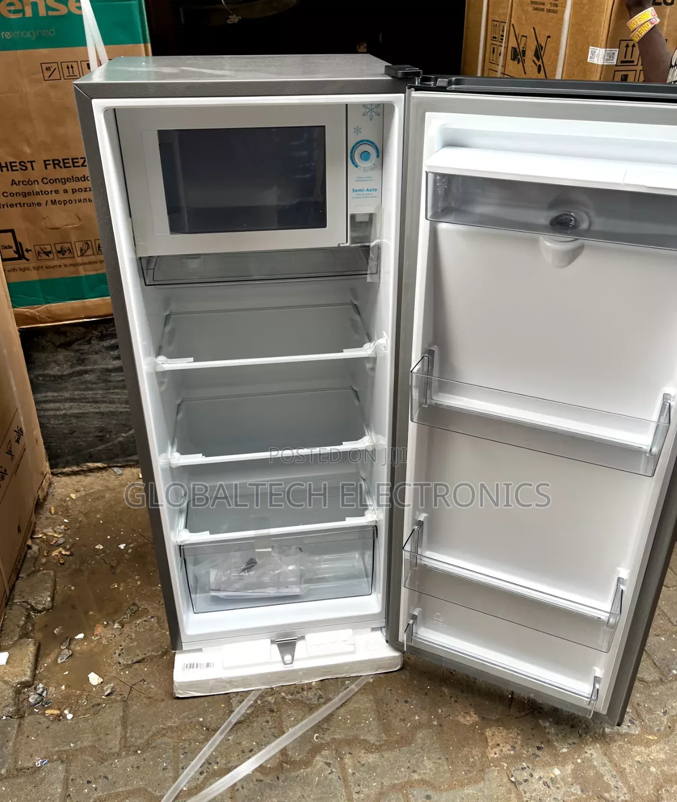 Hisense Single Door Refrigerator 177L (RR230SB) + WD
