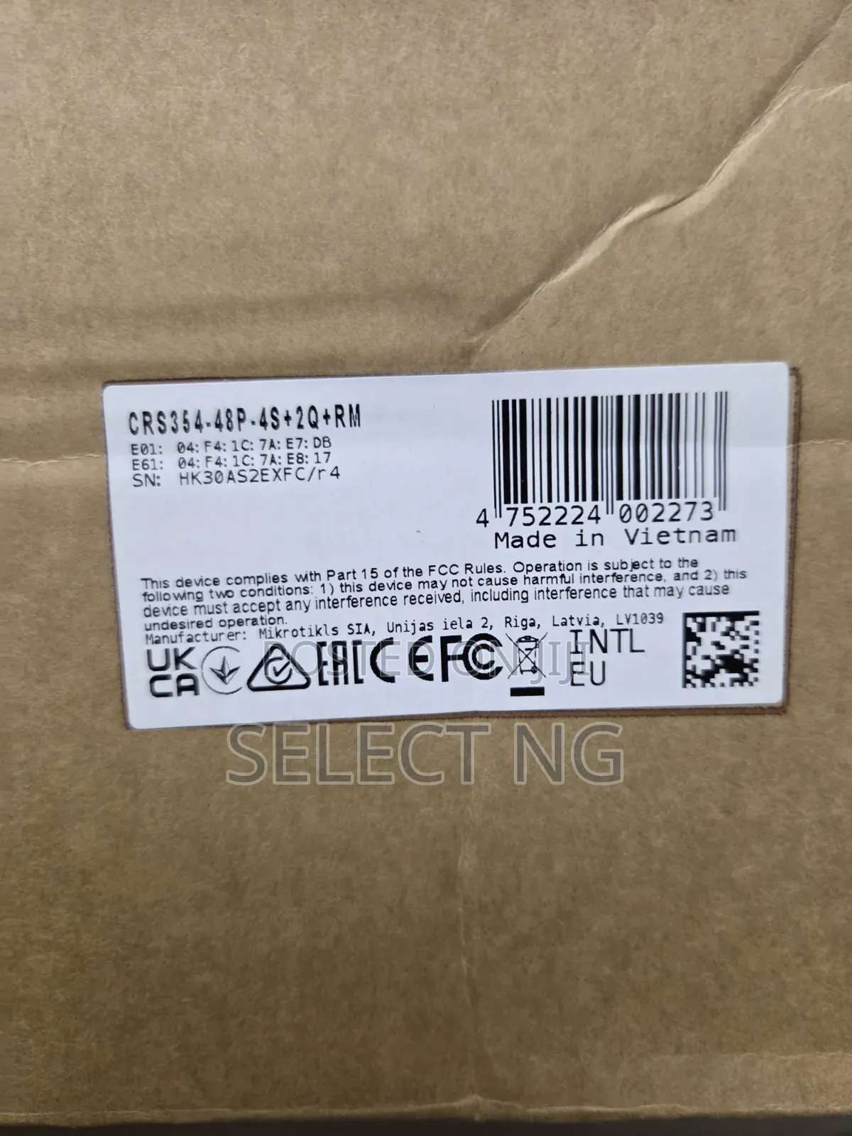 Mikrotik CRS354-48P-4S+2Q+RM | 48 Port 700W Gigabit POE Switch